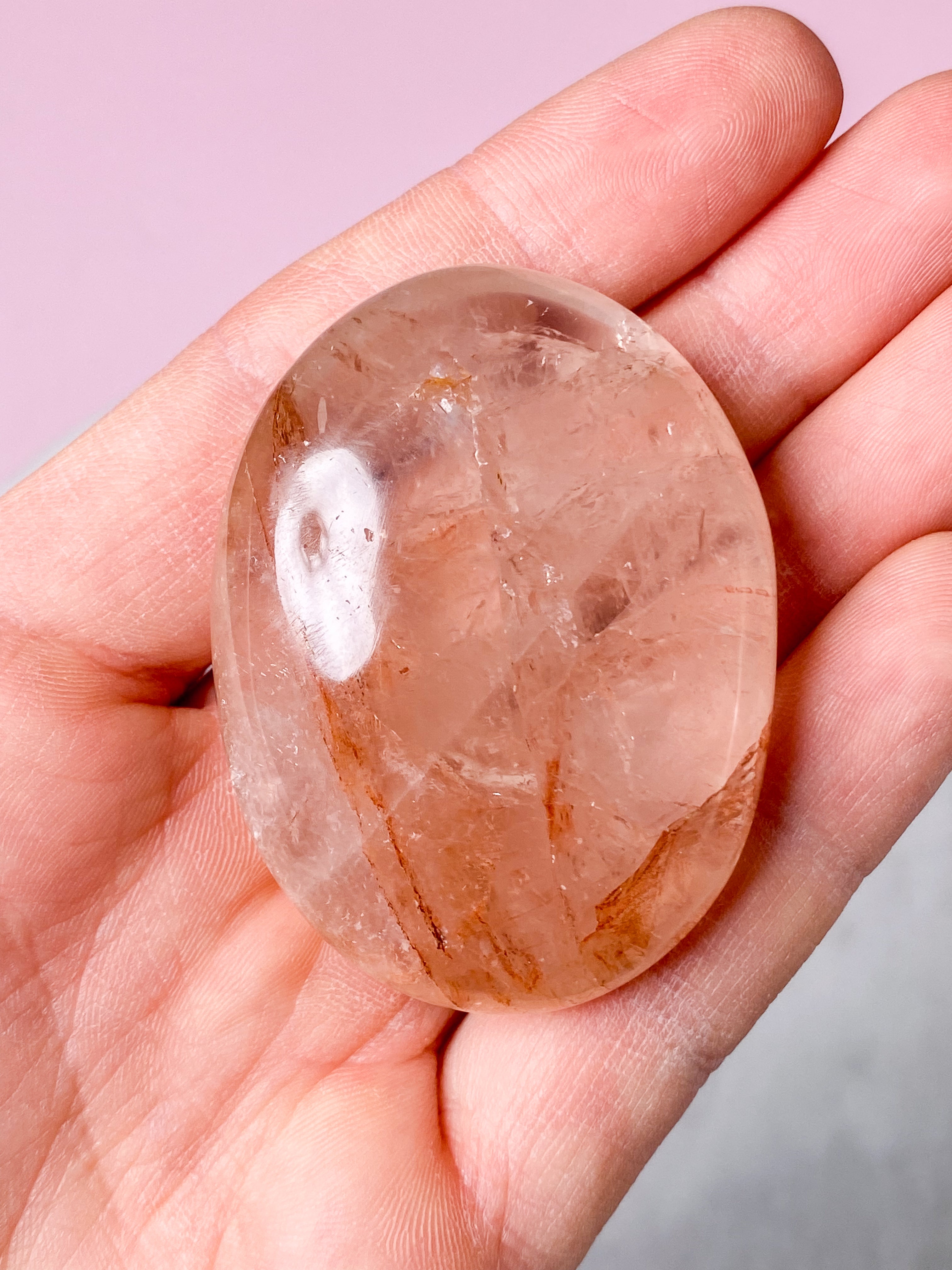 Hæmatit Kvarts Palmstone (Nr. 5)