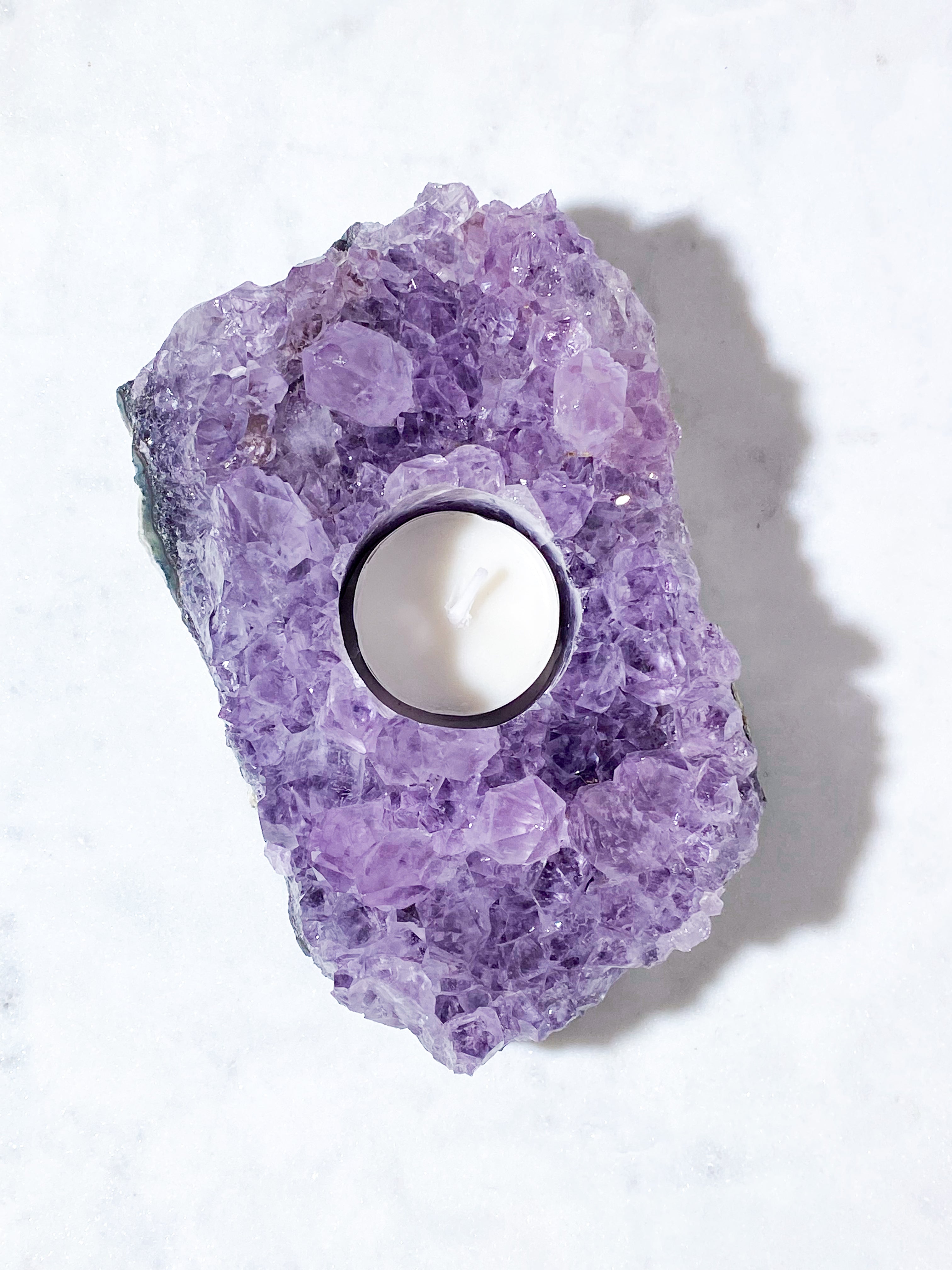 Ametyst Fyrfadsholder (Nr. 21)