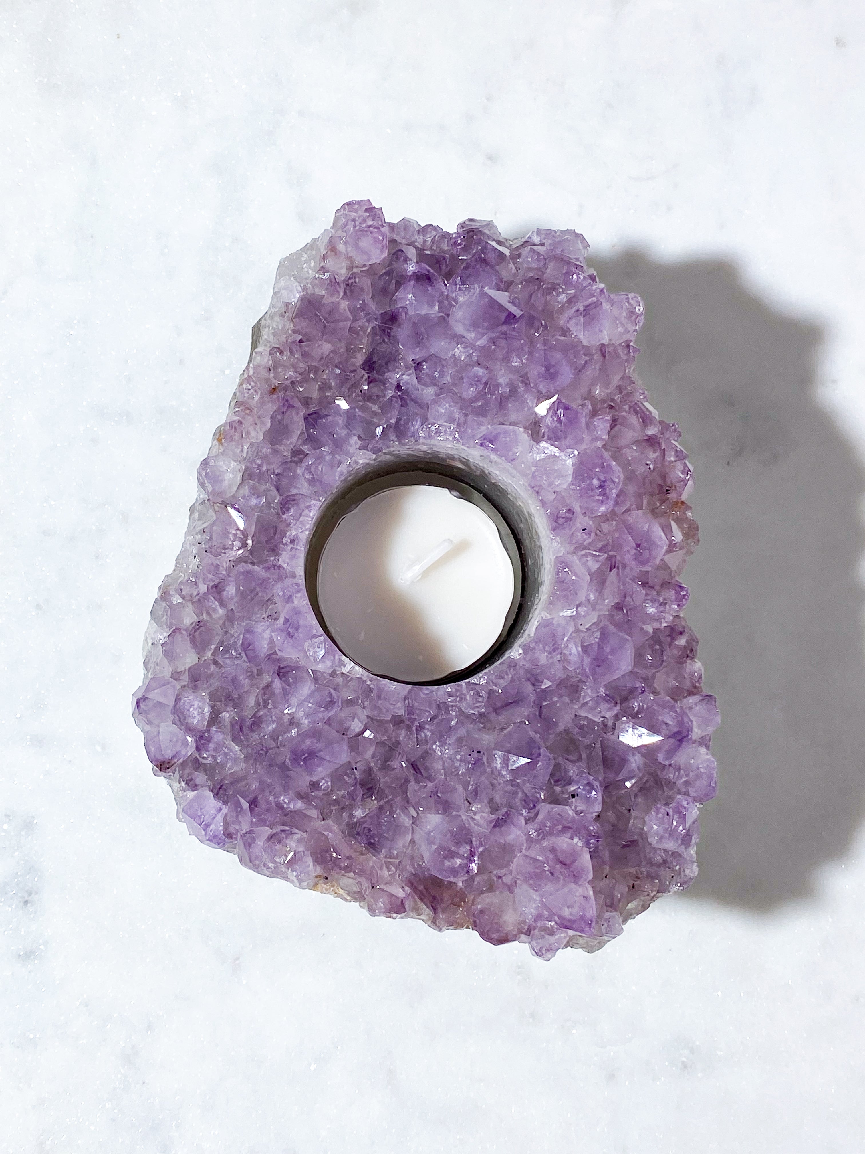 Ametyst Fyrfadsholder (Nr. 22)