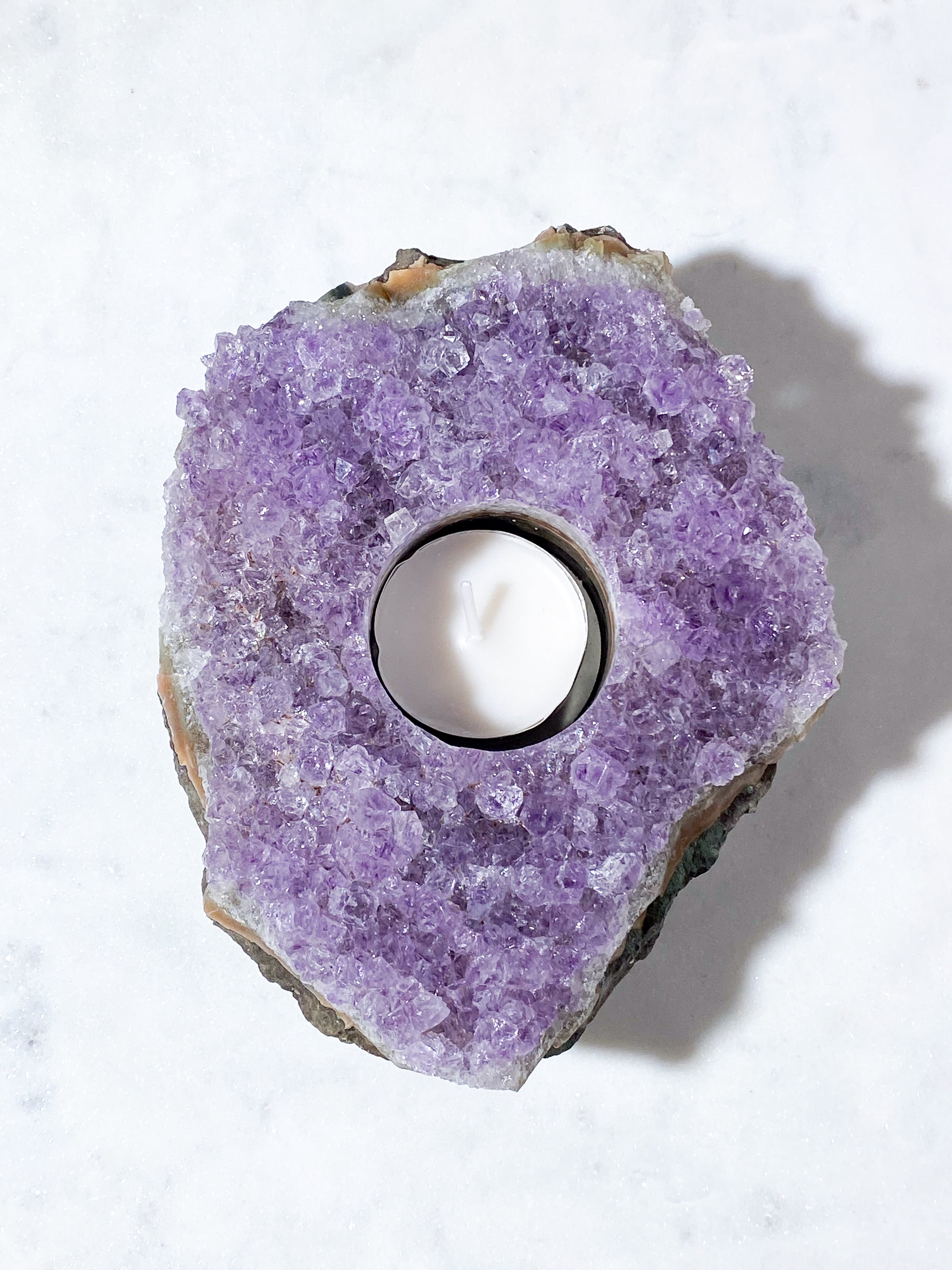 Ametyst Fyrfadsholder (Nr. 23)