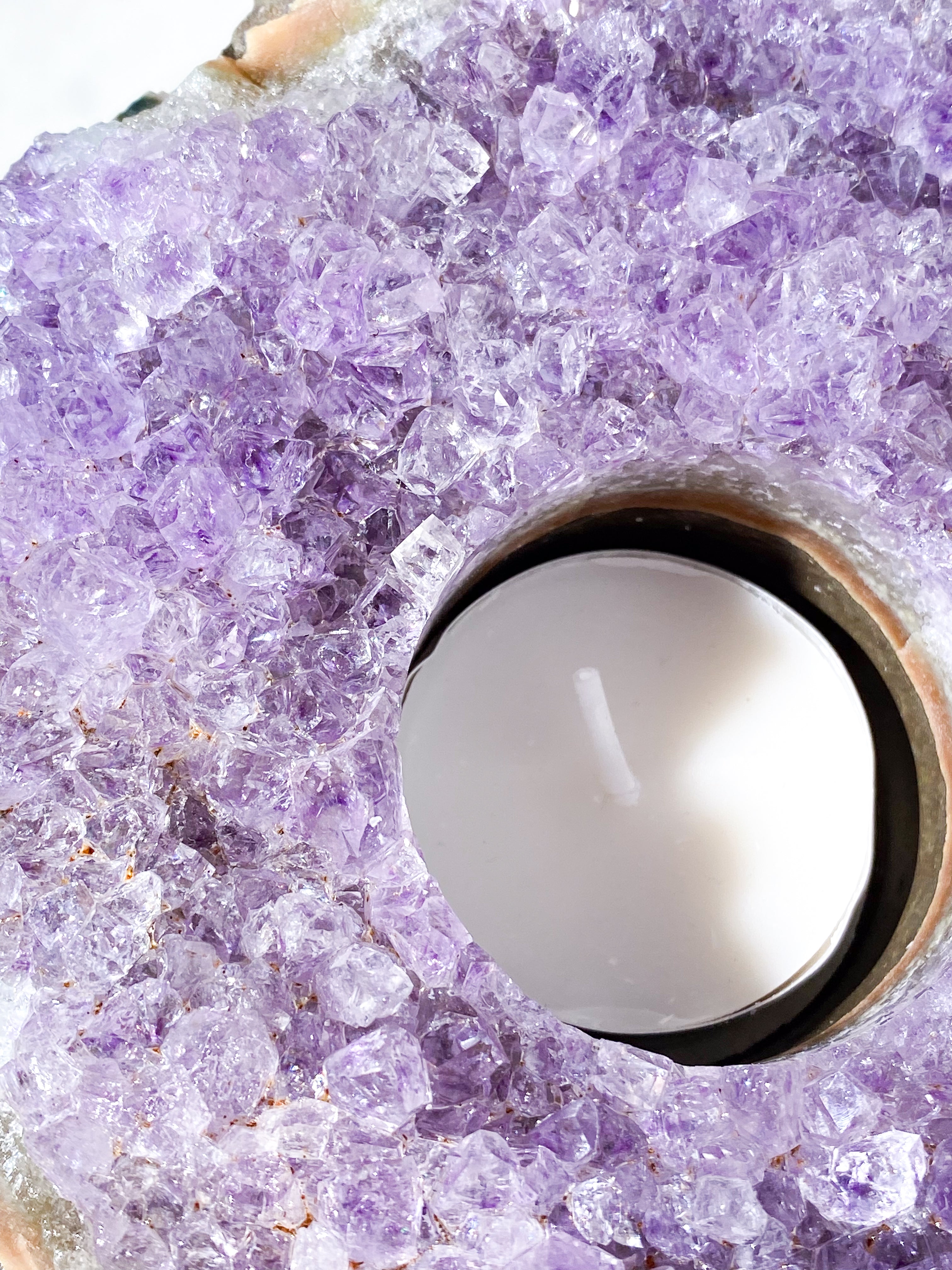 Ametyst Fyrfadsholder (Nr. 23)