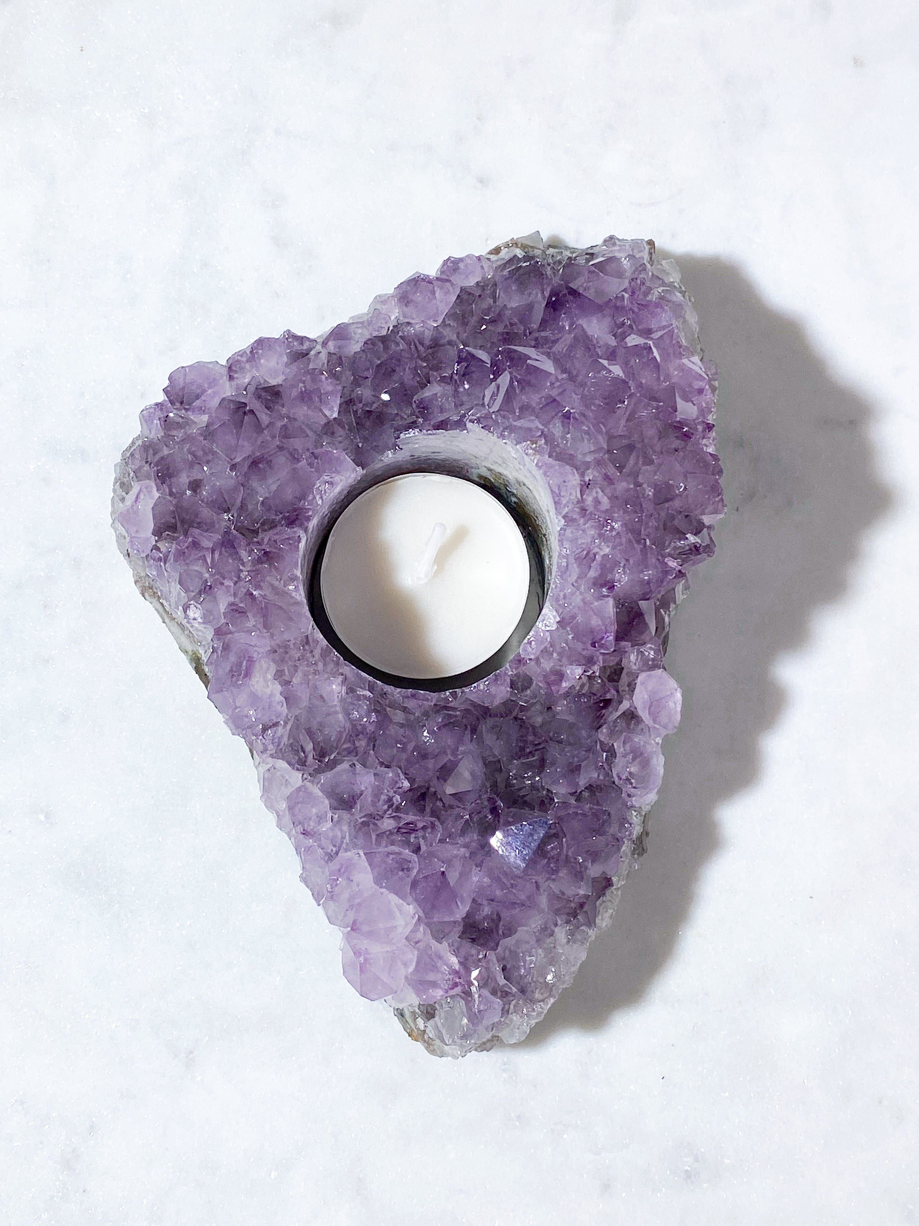 Ametyst Fyrfadsholder (Nr. 24)