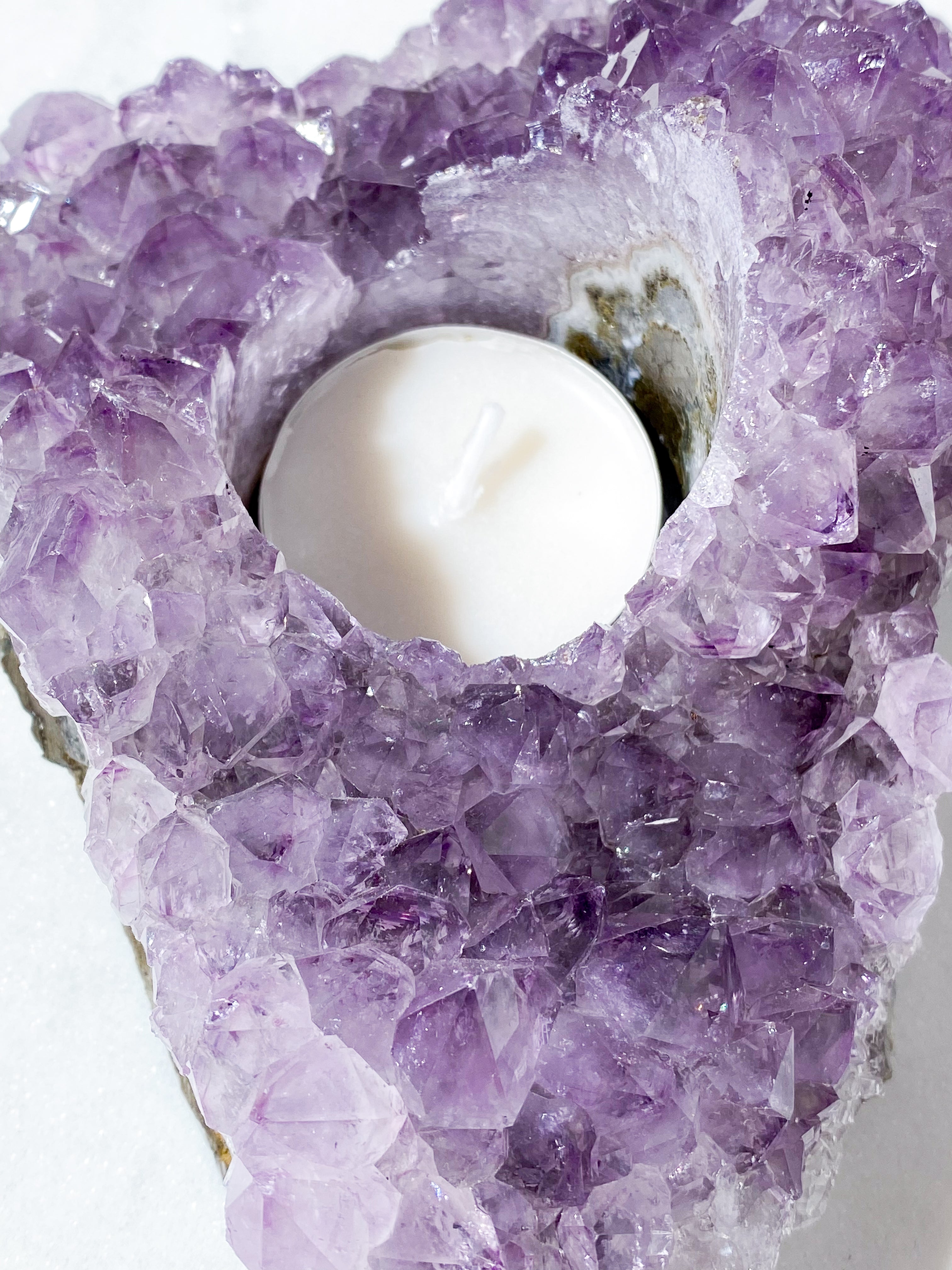 Ametyst Fyrfadsholder (Nr. 24)