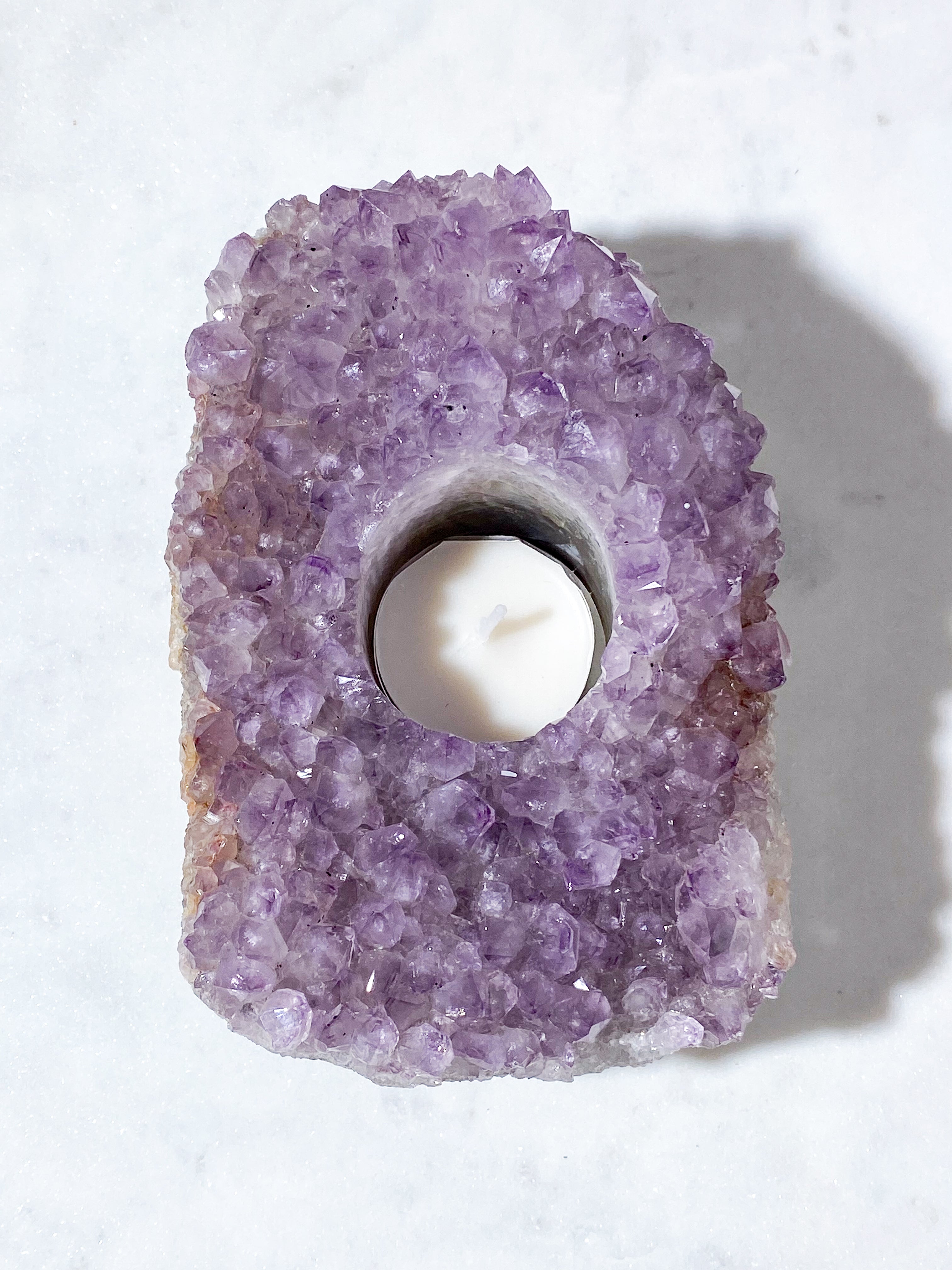 Ametyst Fyrfadsholder (Nr. 25)