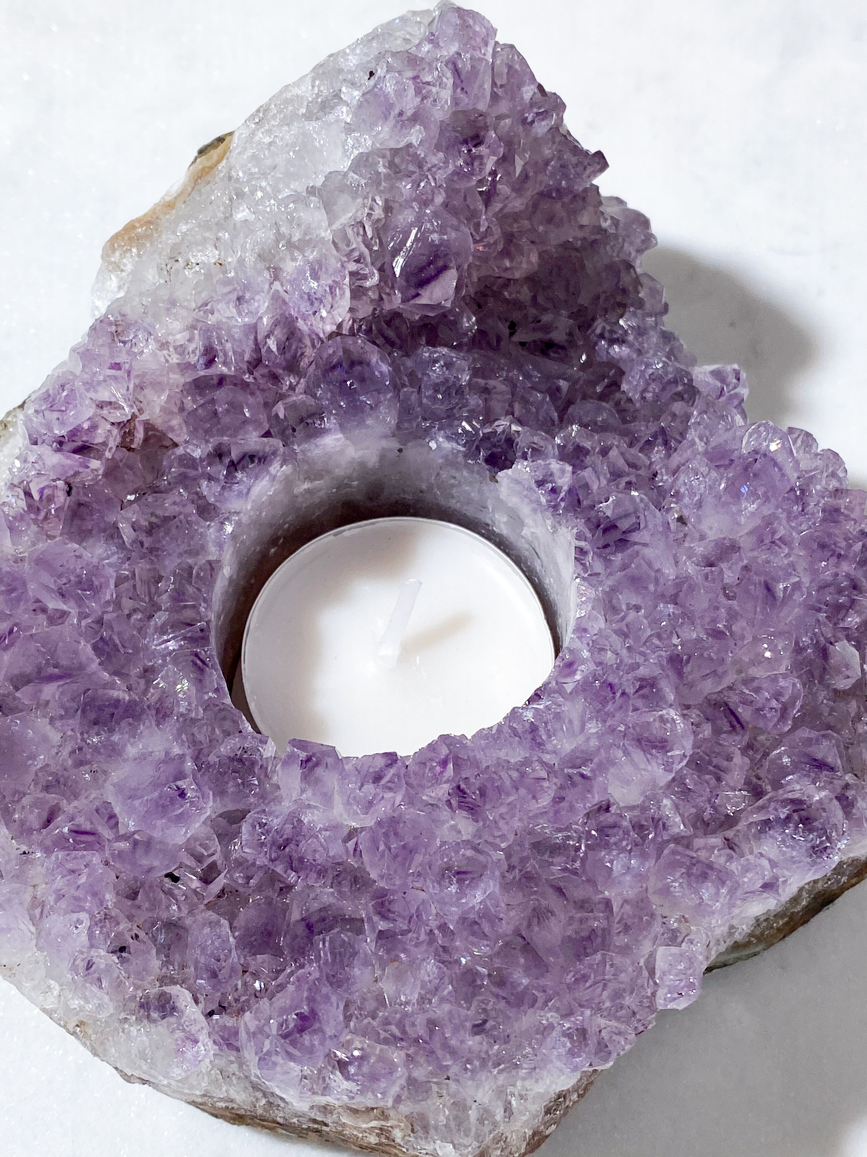 Ametyst Fyrfadsholder (Nr. 27)