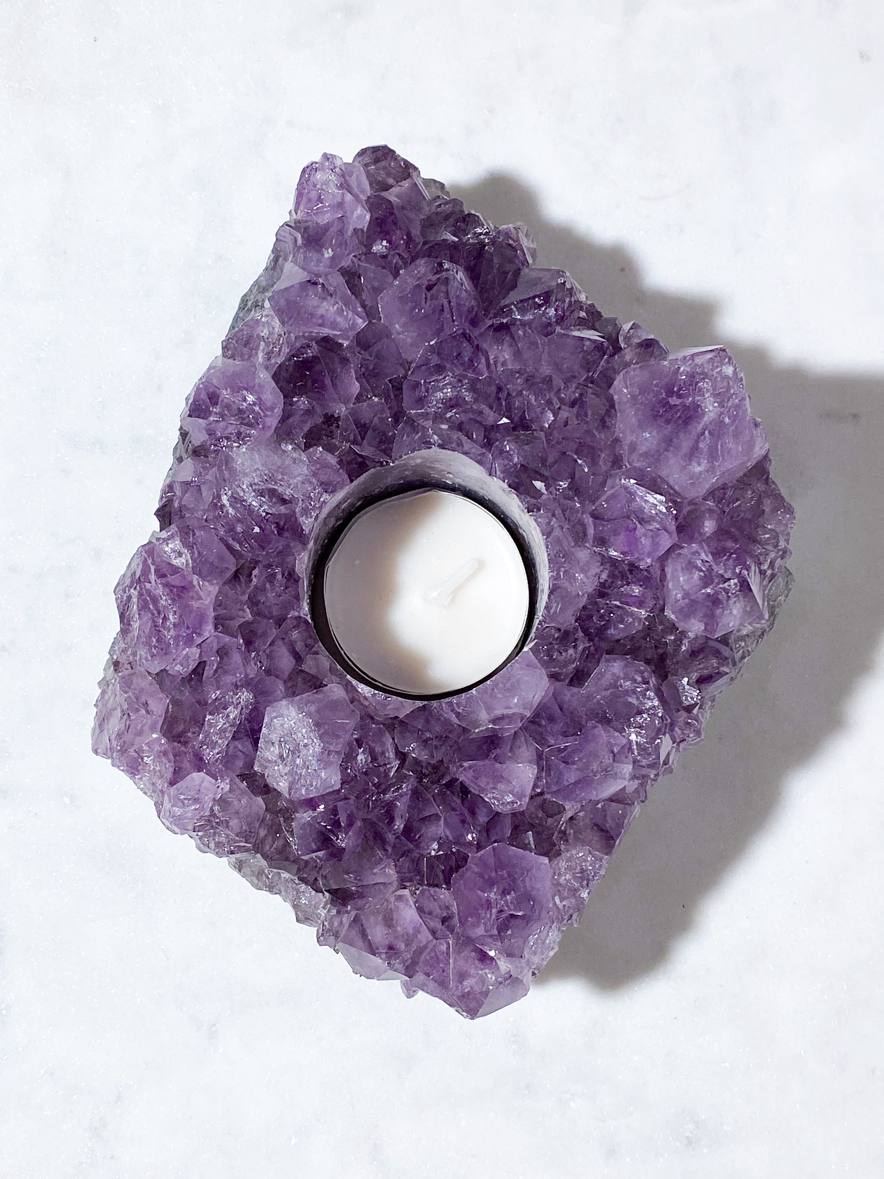 Ametyst Fyrfadsholder (Nr. 28)