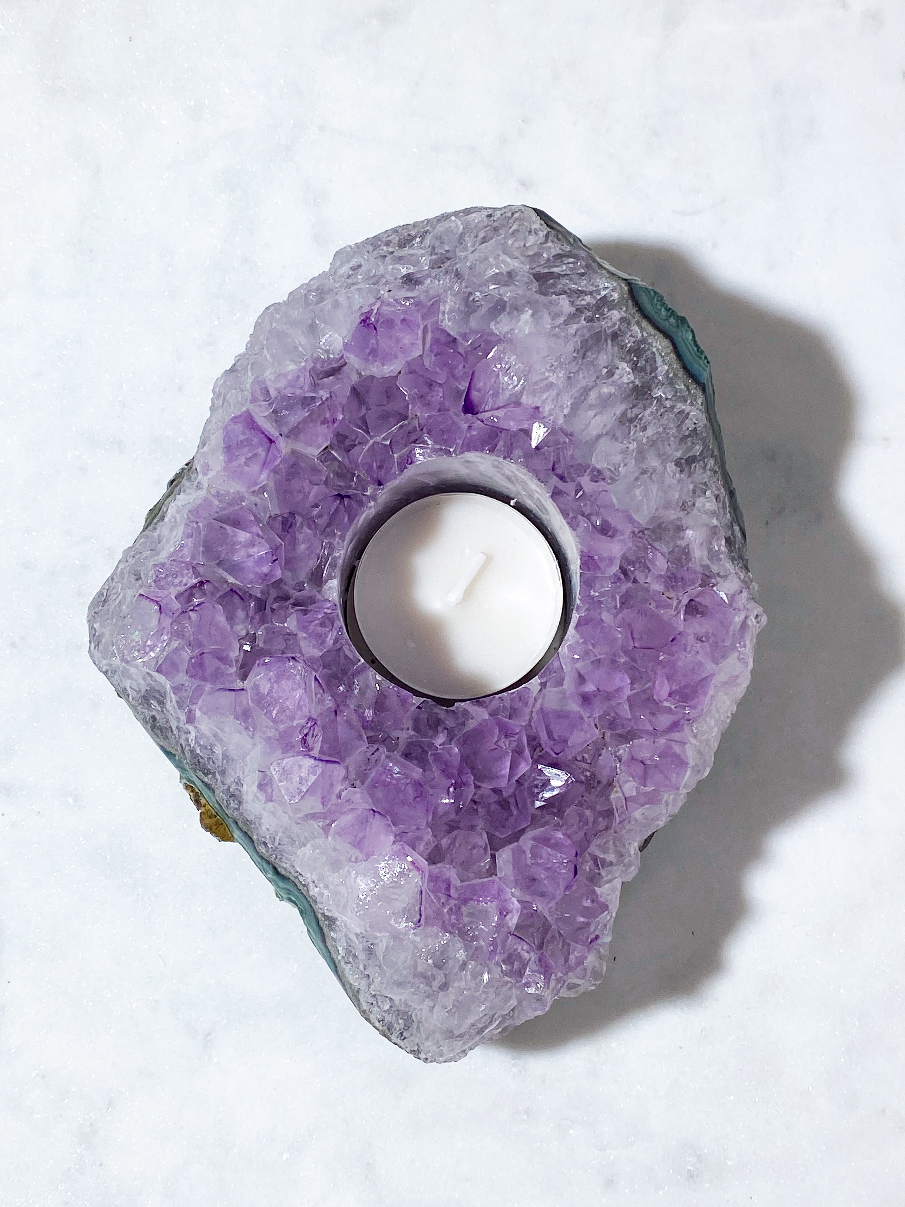 Ametyst Fyrfadsholder (Nr. 29)