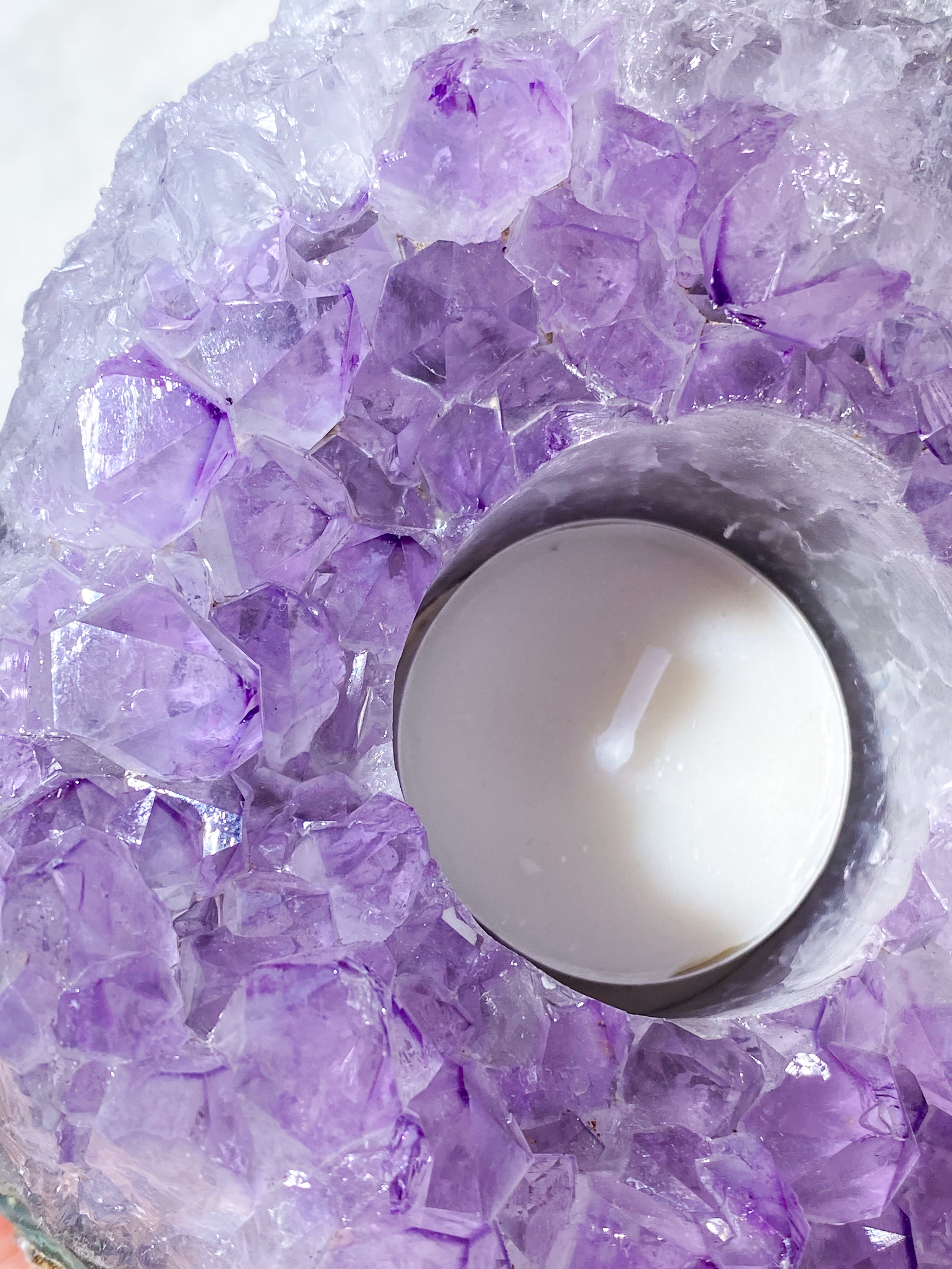 Ametyst Fyrfadsholder (Nr. 29)