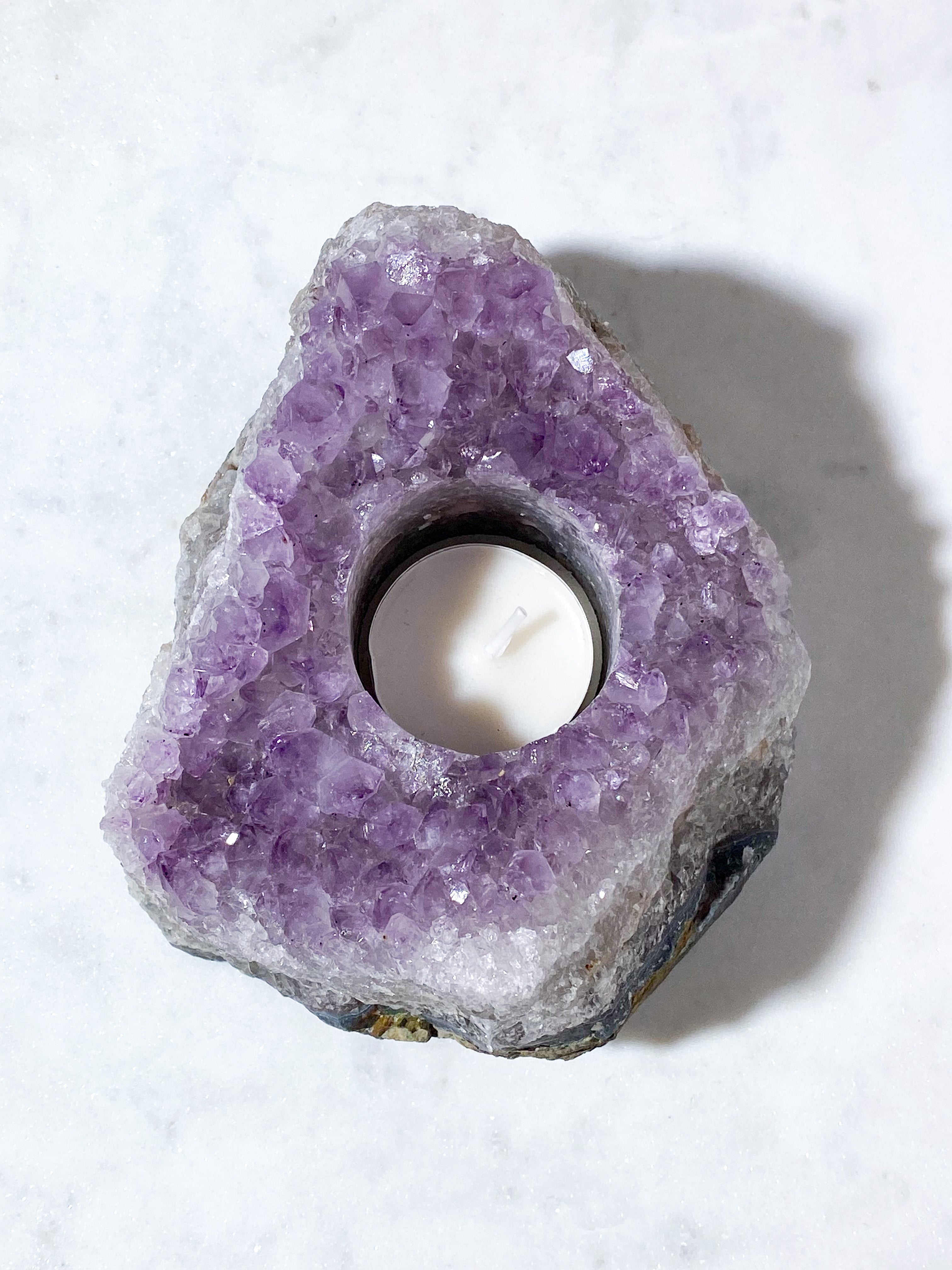 Ametyst Fyrfadsholder (Nr. 31)