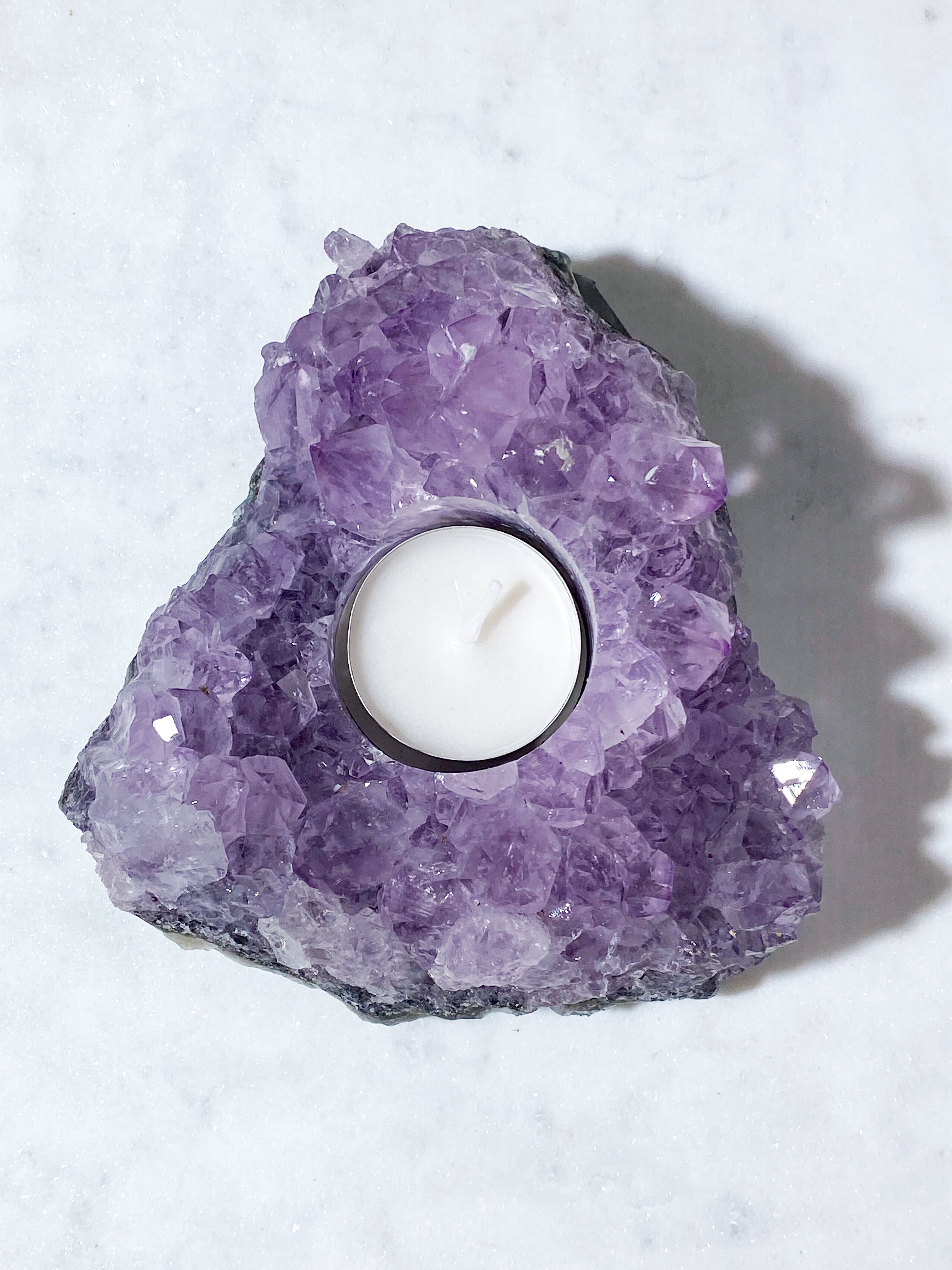 Ametyst Fyrfadsholder (Nr. 33)