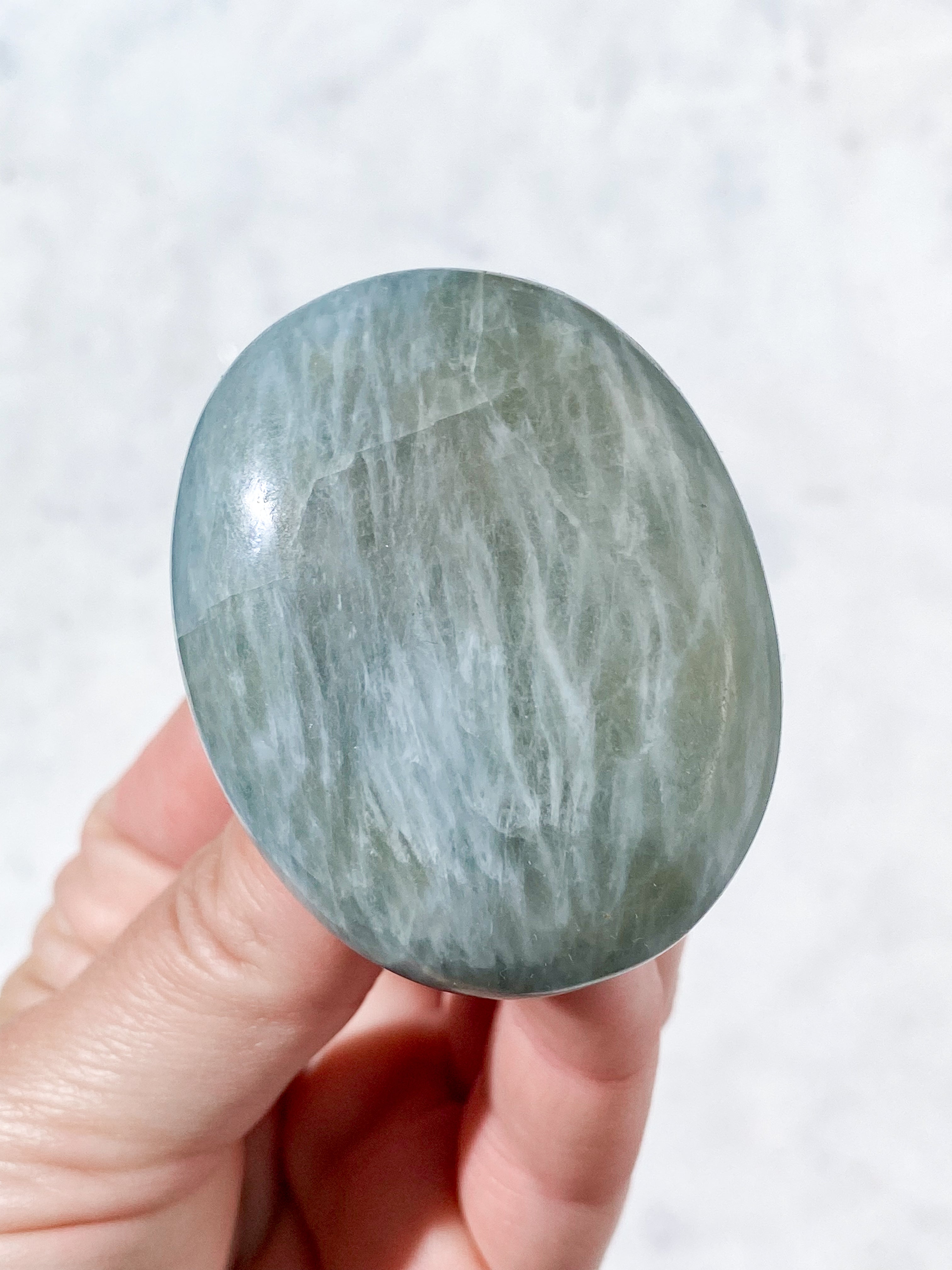 Akvamarin Palmstone (Nr. 1)