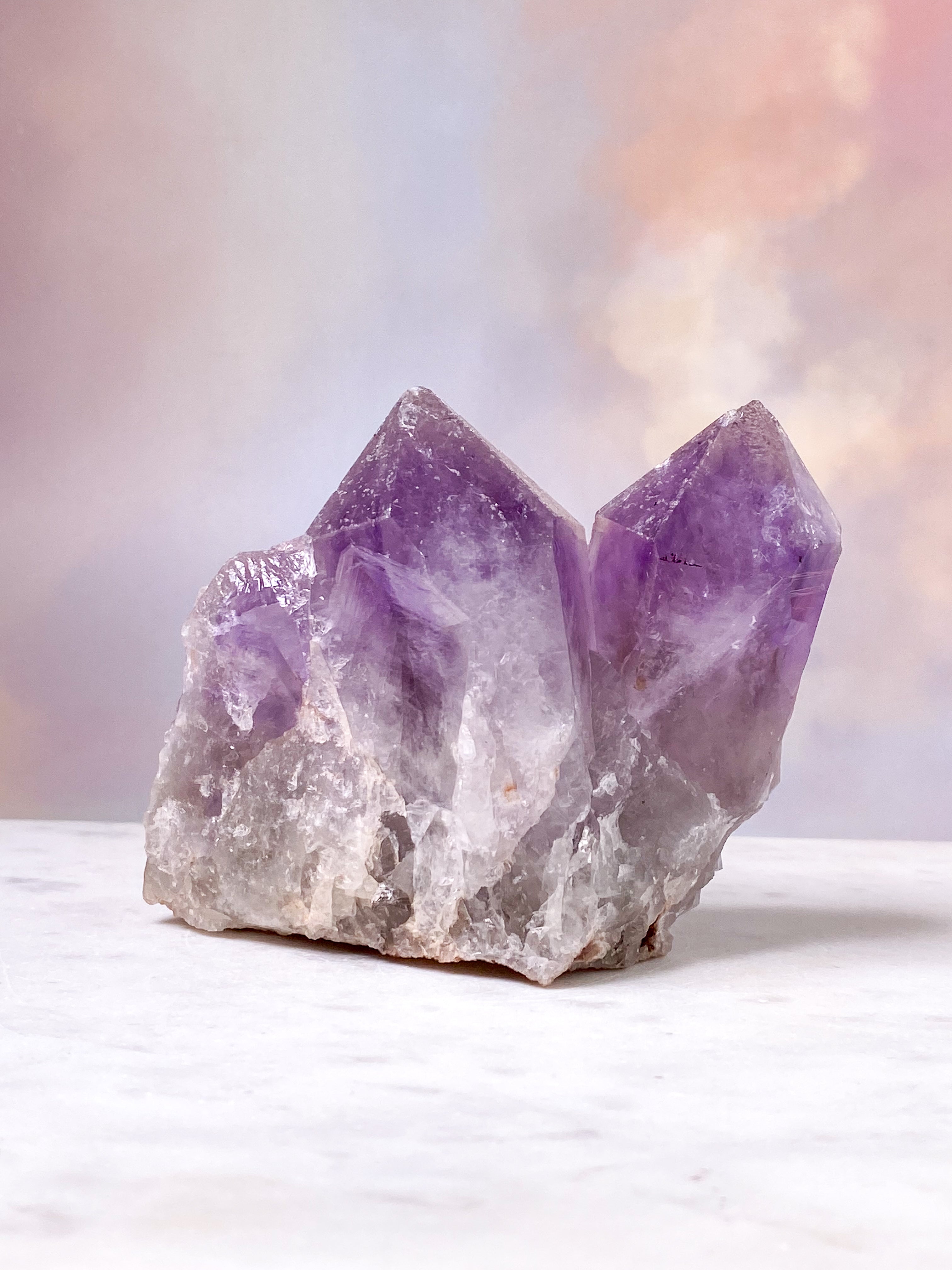 Jacaranda Ametyst Klynge (Nr. 17)