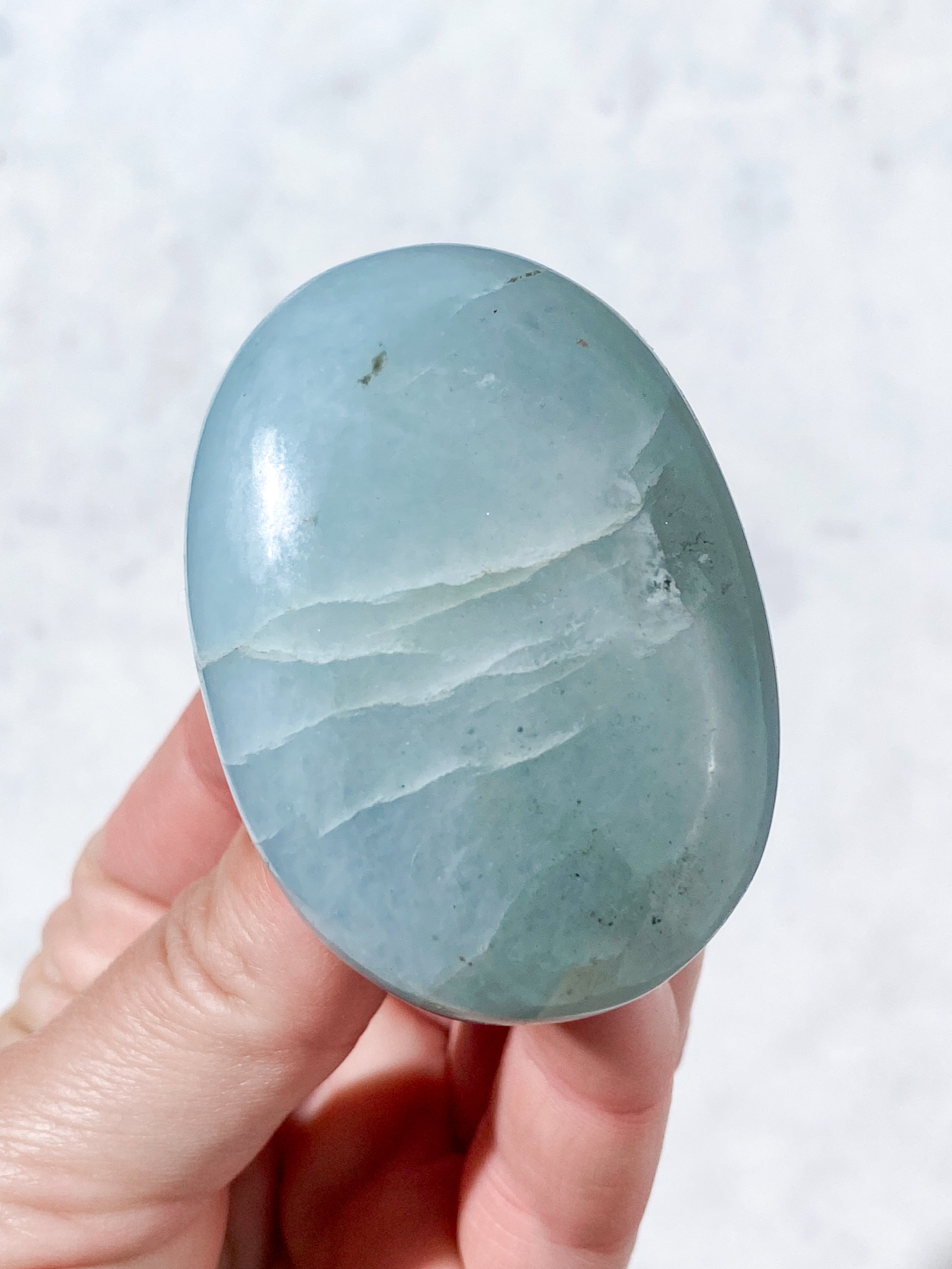 Akvamarin Palmstone (Nr. 3)