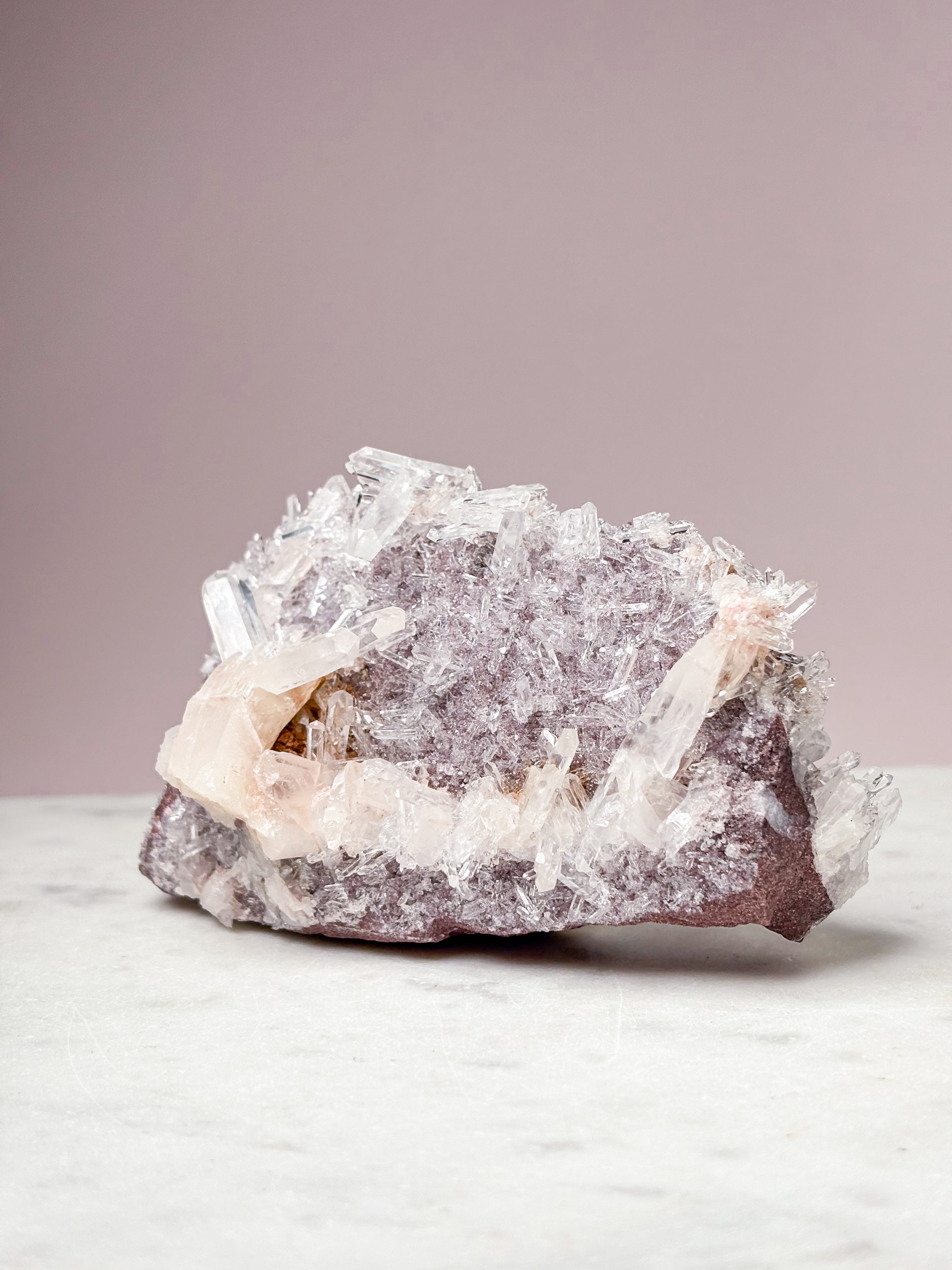 Lilla Colombiansk Lemuria Kvarts Klynge (Nr. 5) Eksklusiv Kvalitet