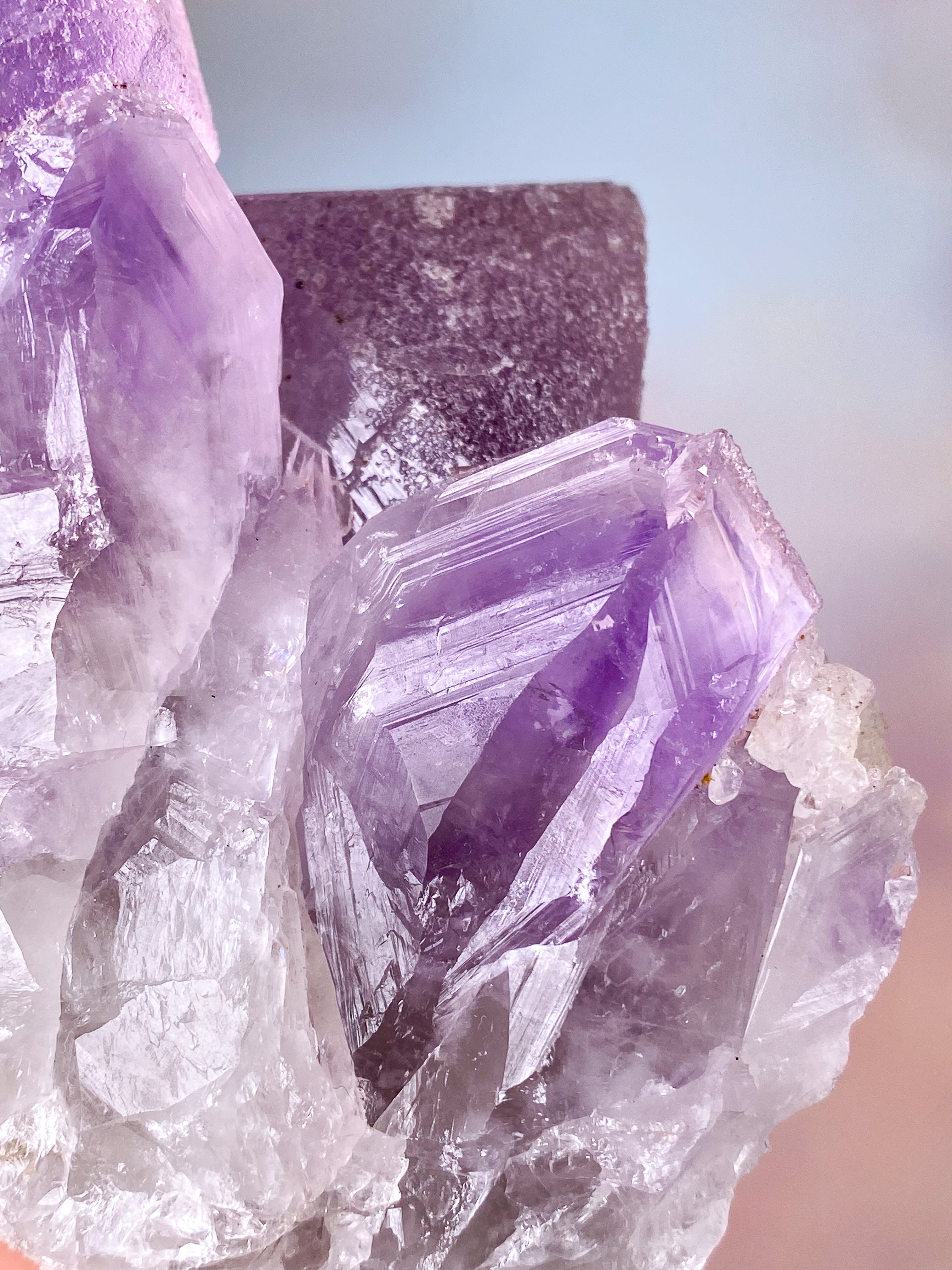 Jacaranda Ametyst Klynge (Nr. 17)