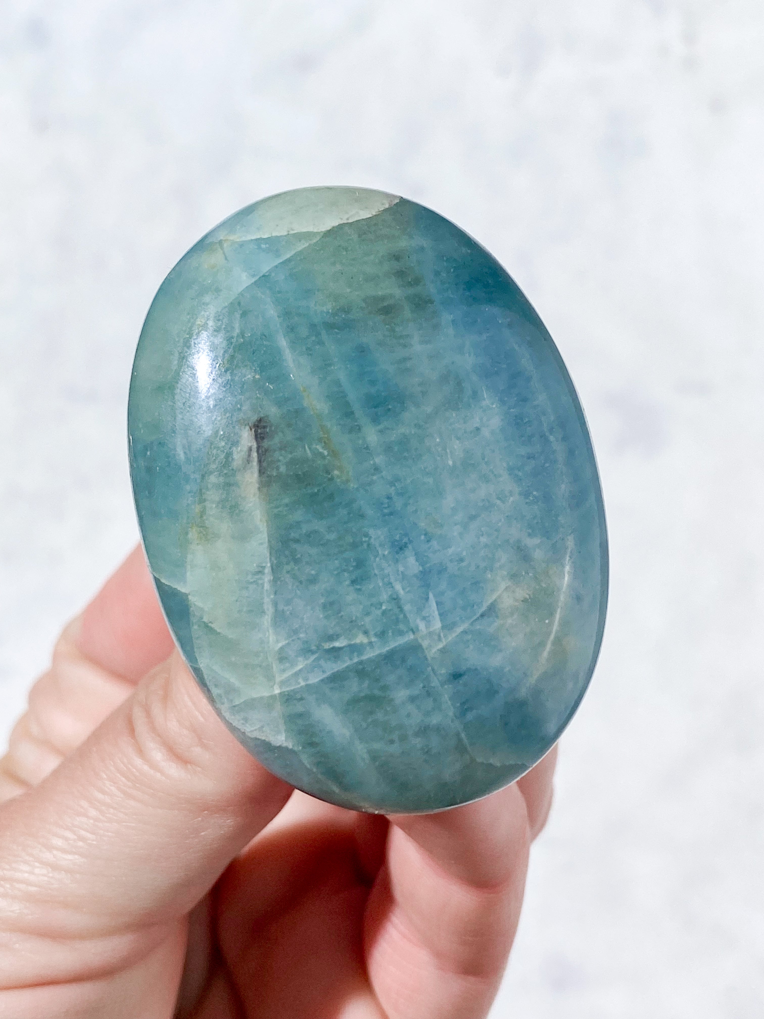Akvamarin Palmstone (Nr. 4)