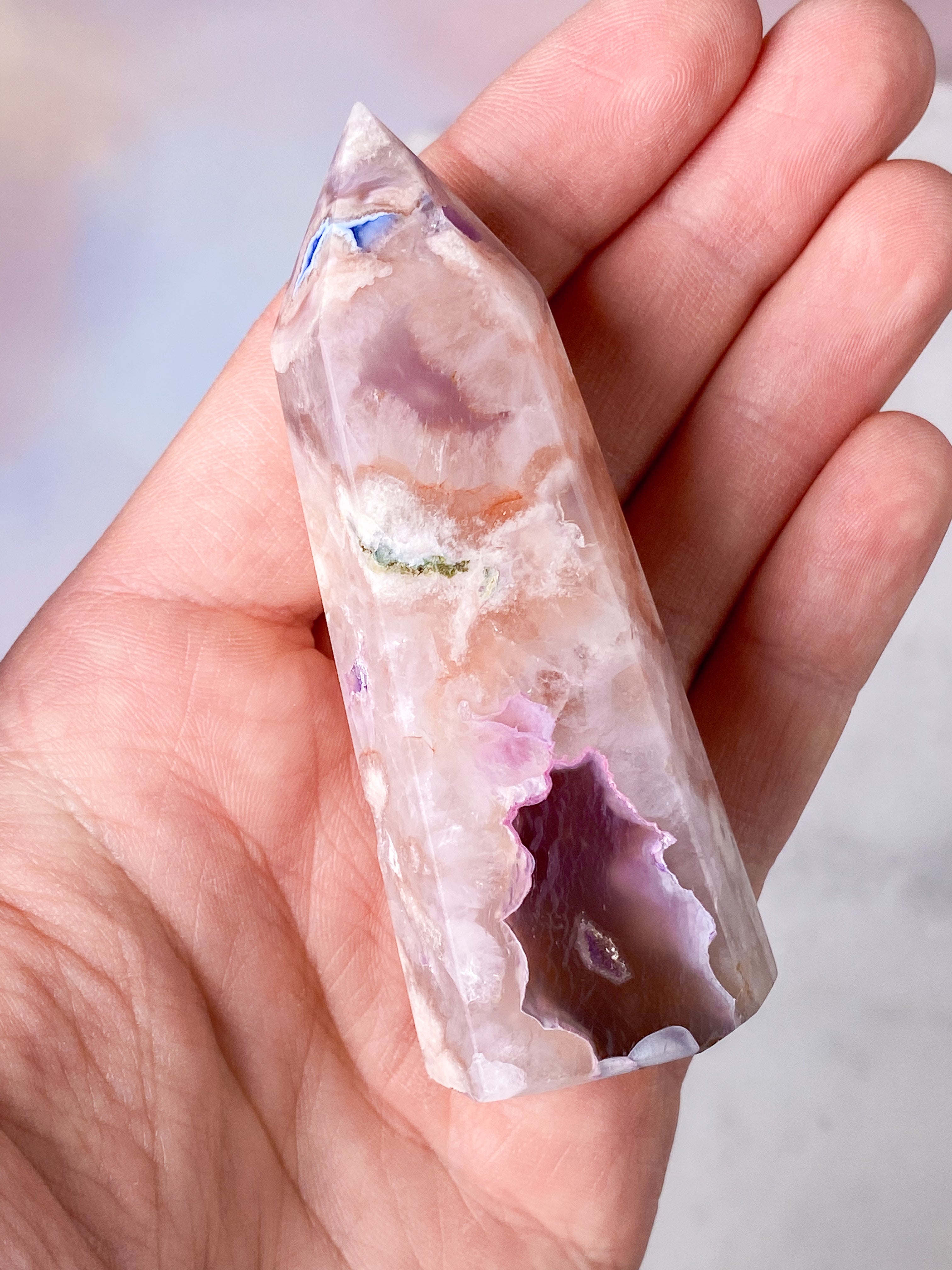 Blomme Blomster Agat Tårn (Nr. 15)