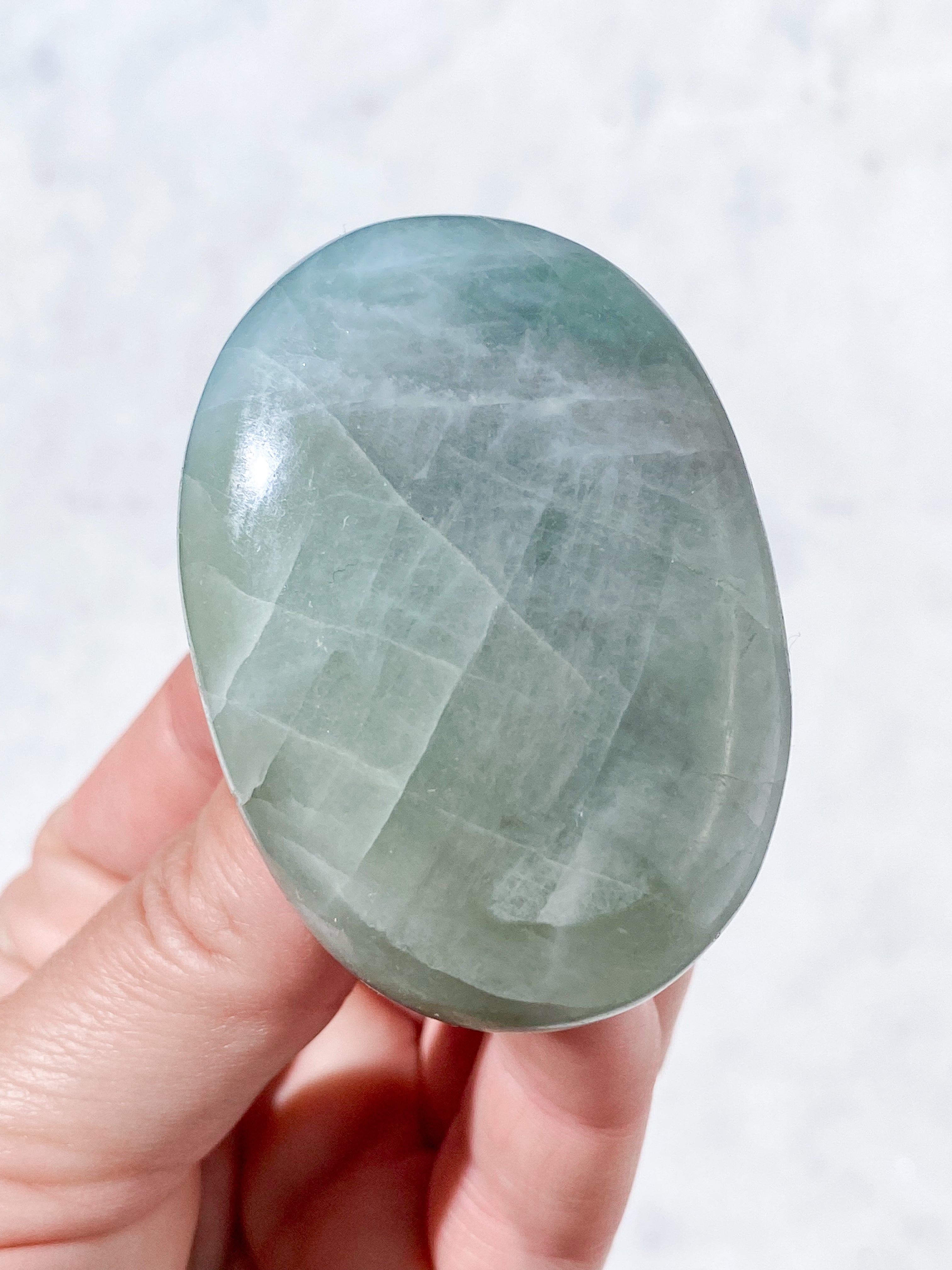 Akvamarin Palmstone (Nr. 7)