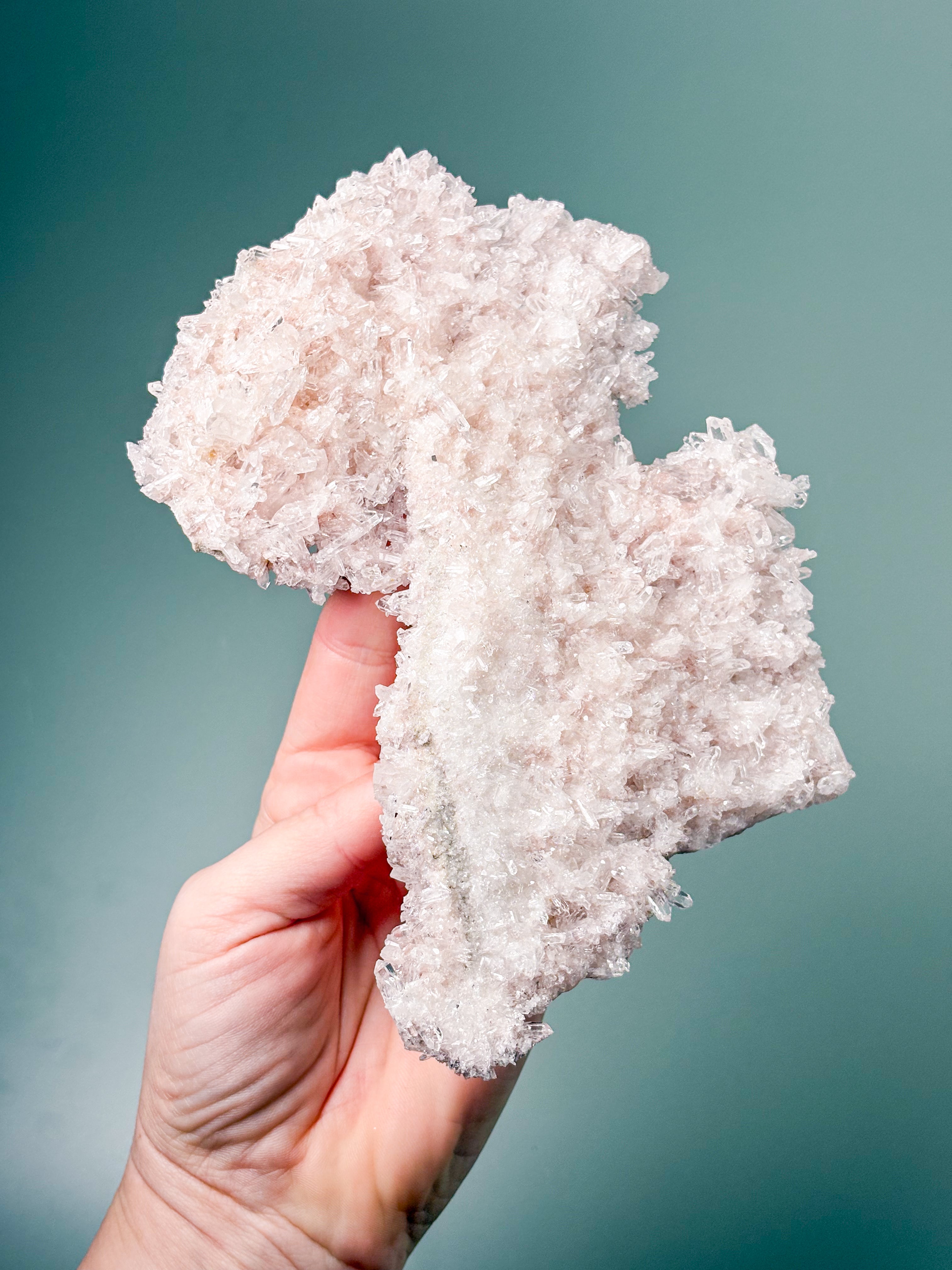 Pink Colombiansk Lemuria Kvarts Klynge (Nr. 7) Eksklusiv Kvalitet