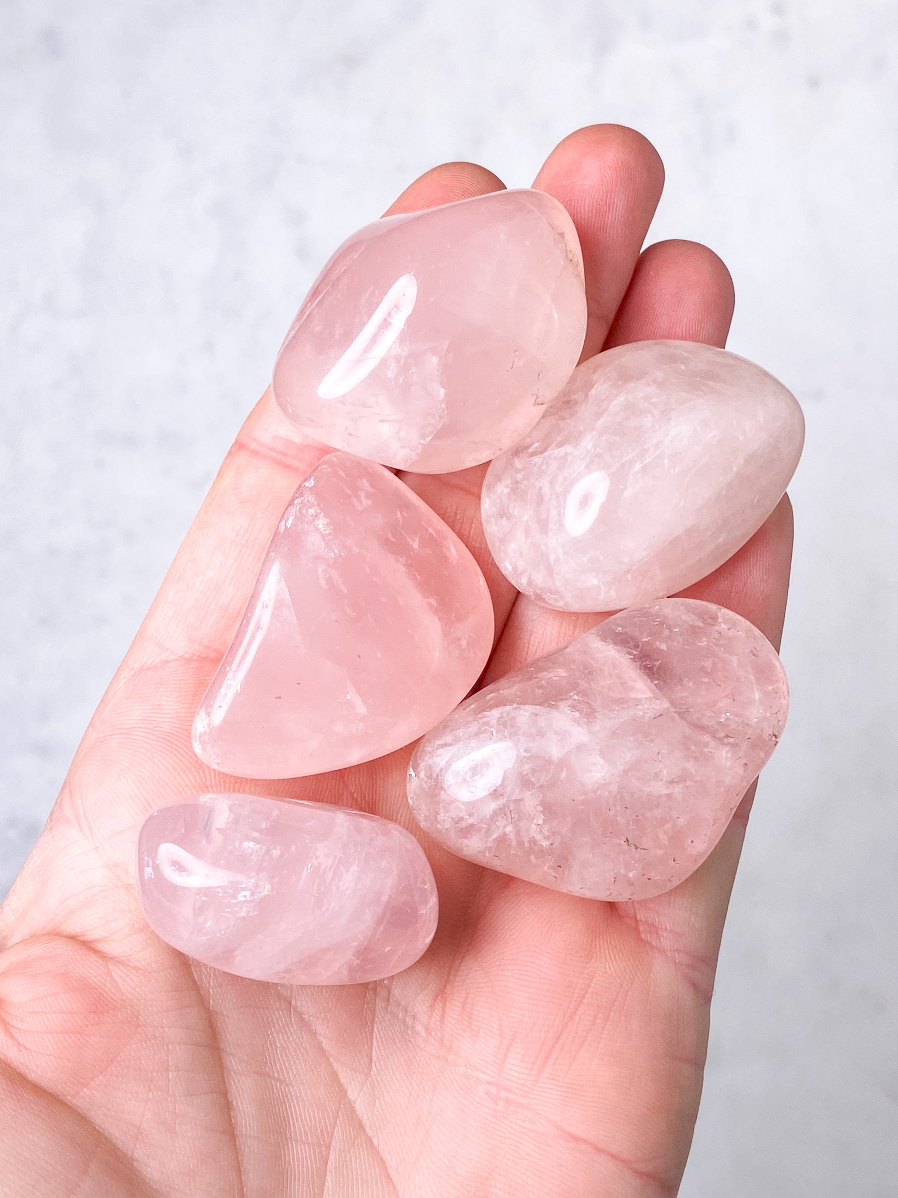 OUTLET - Rosakvarts Lommesten