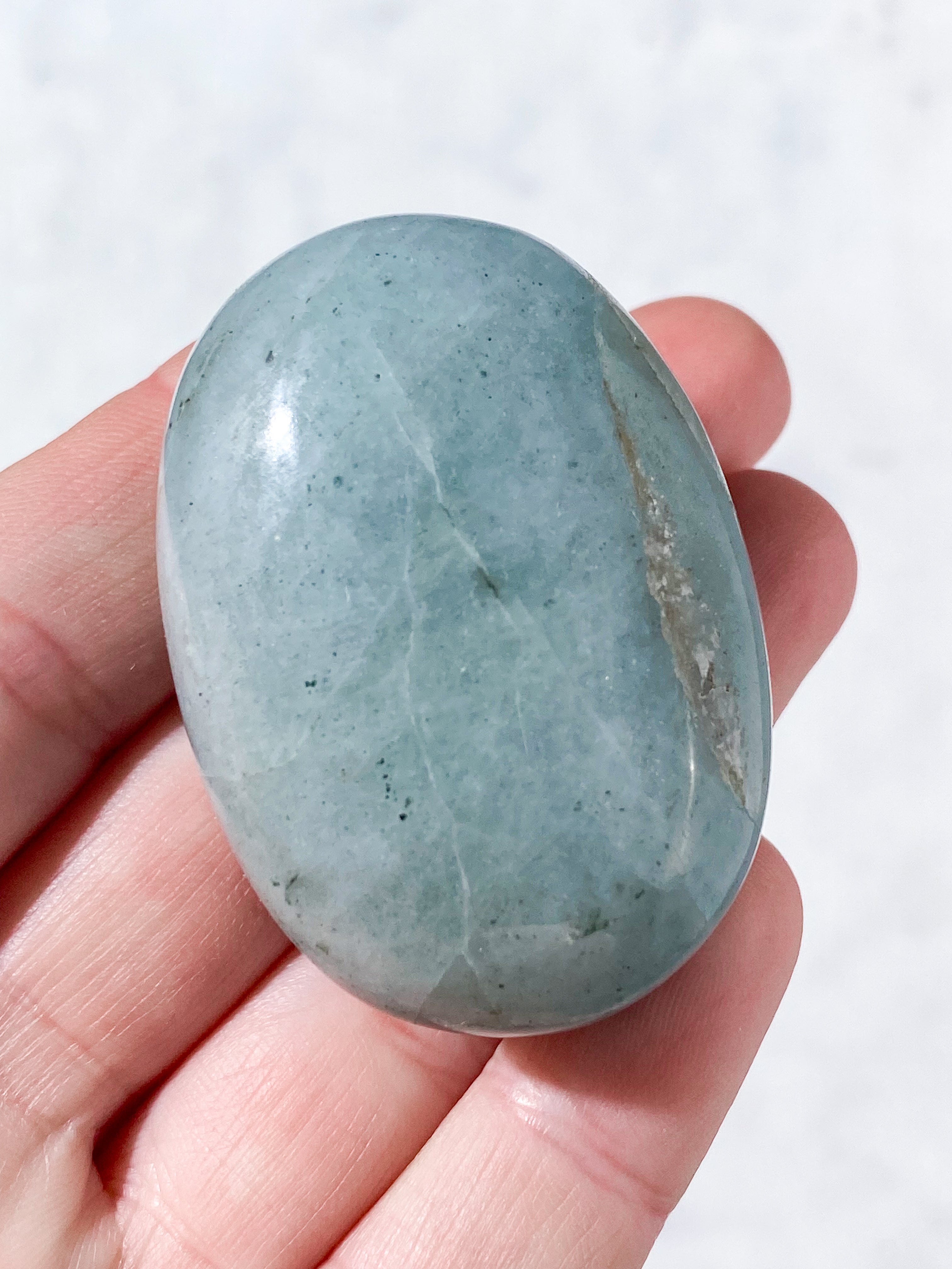 Akvamarin Palmstone (Nr. 9)