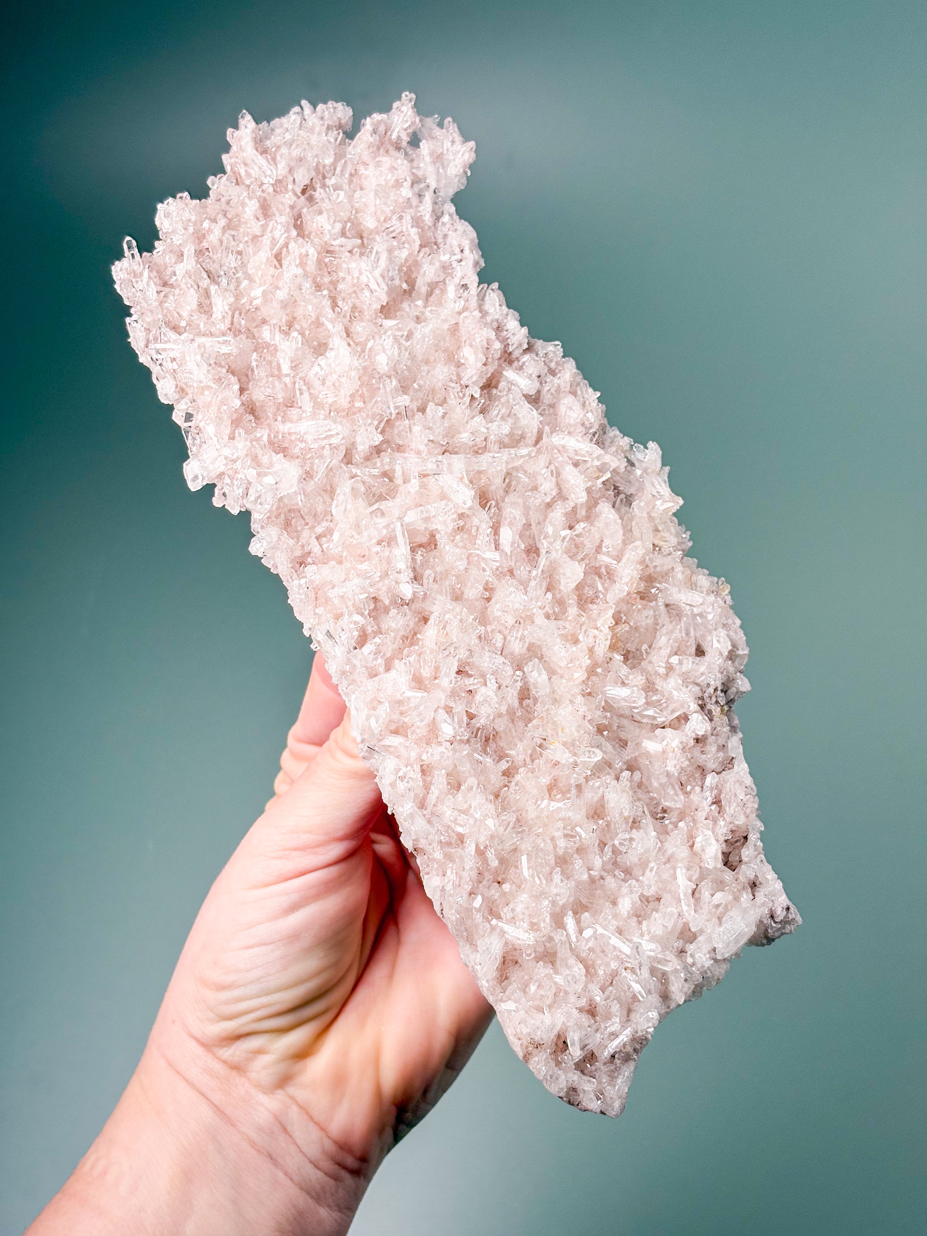 Pink Colombiansk Lemuria Kvarts Klynge (Nr. 9) Eksklusiv Kvalitet