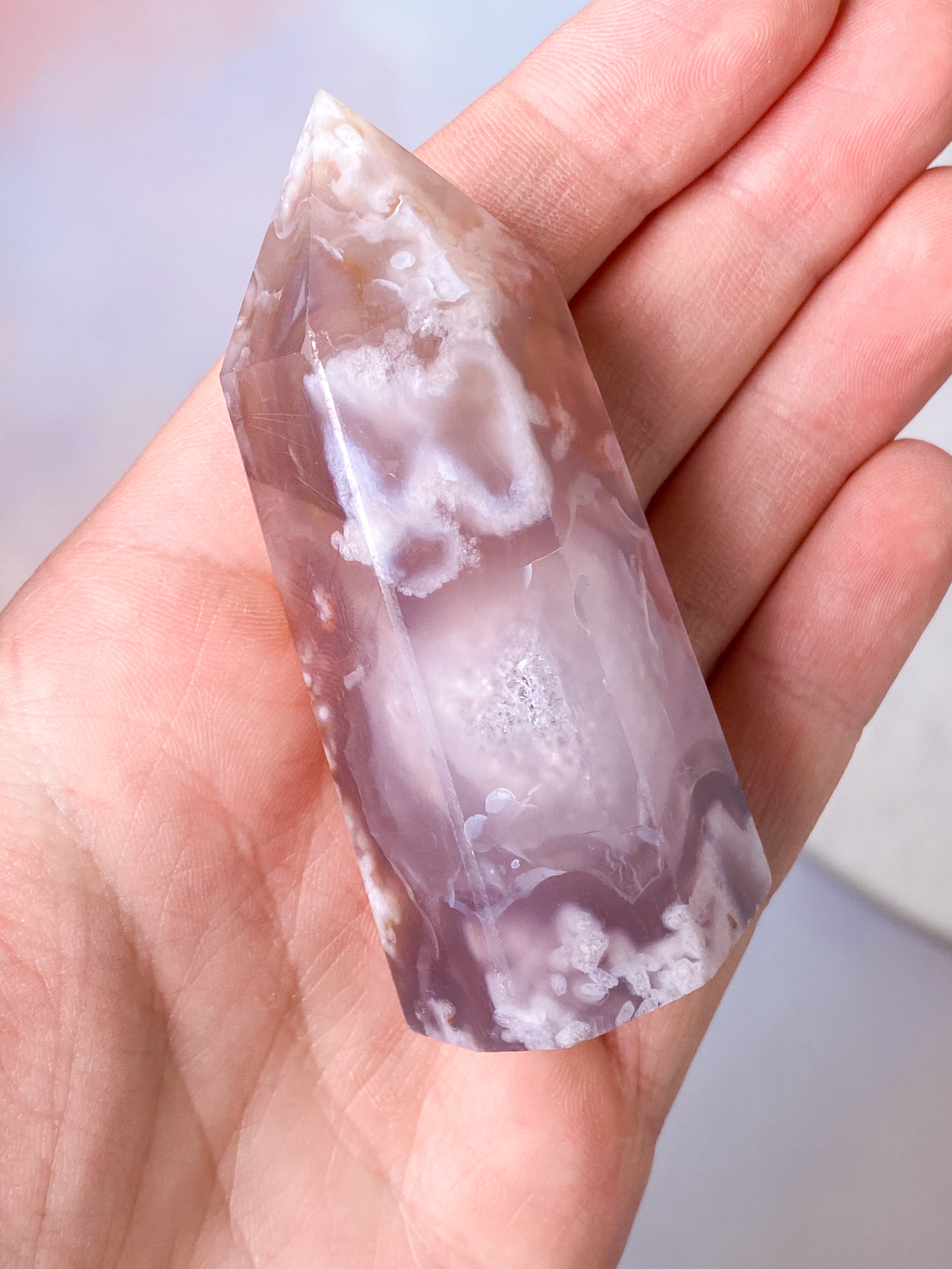 Blomme Blomster Agat Tårn (Nr. 34)