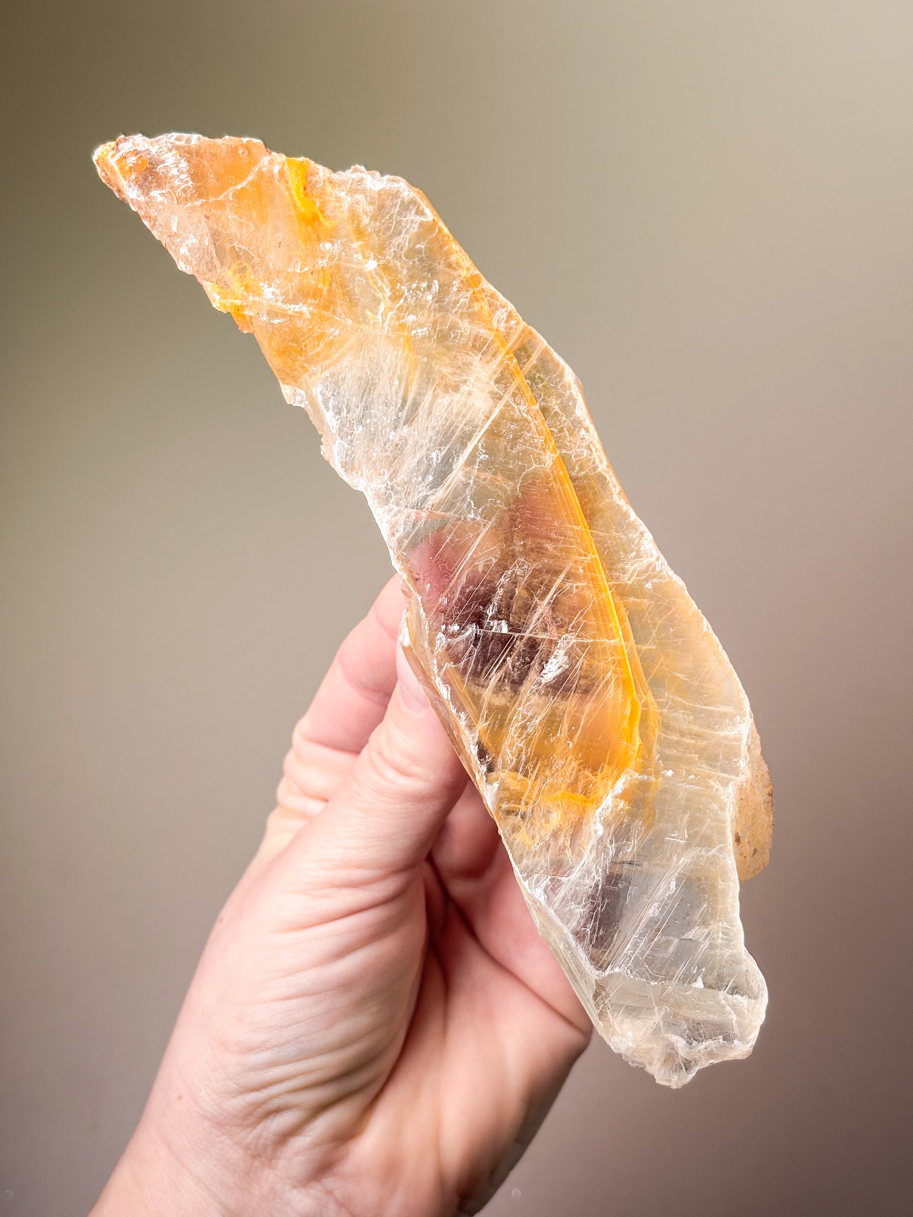 Gylden Fantom Selenit (Nr. 5) Eksklusiv Kvalitet