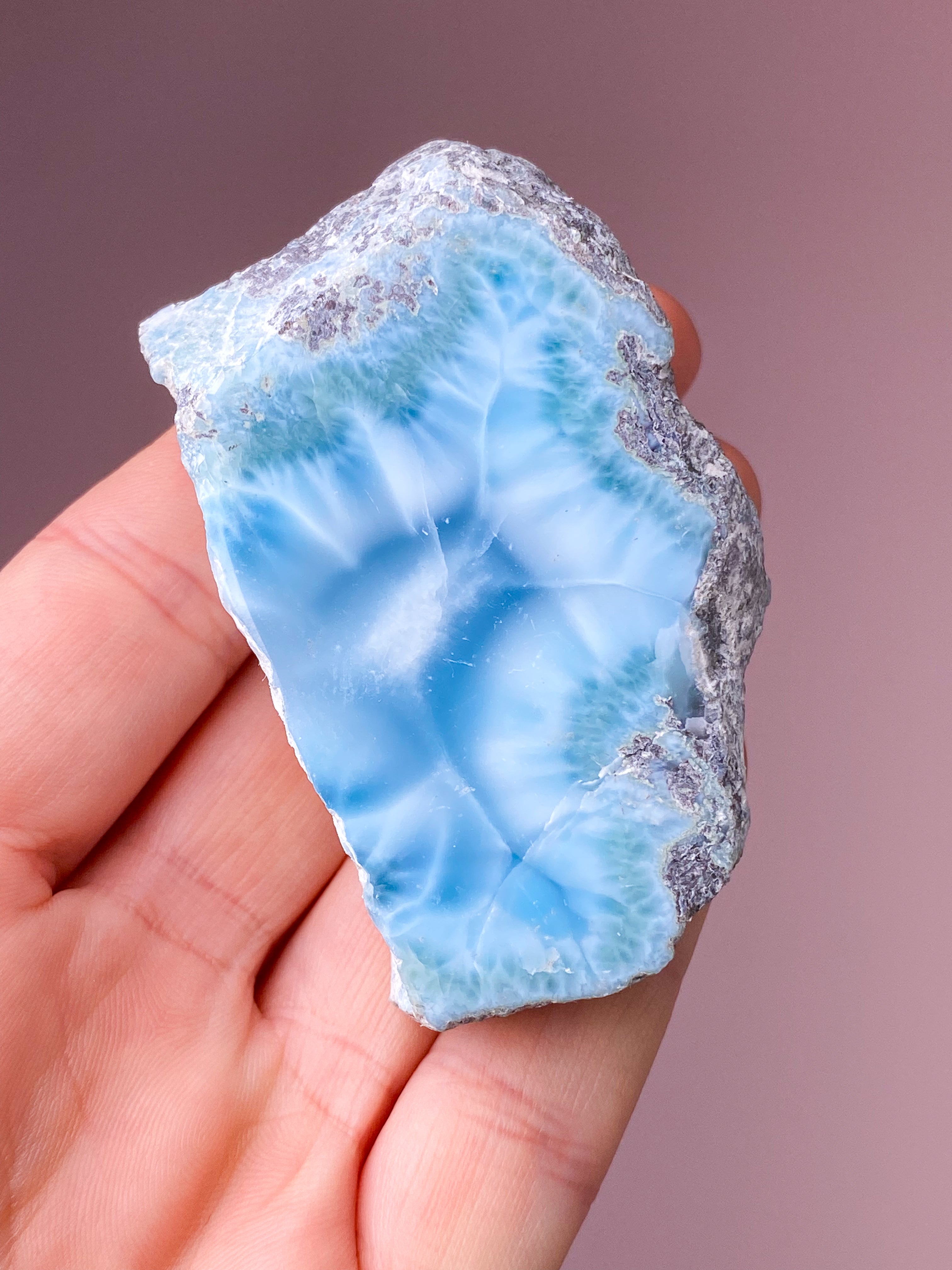 Larimar Semipoleret (Nr. 15)