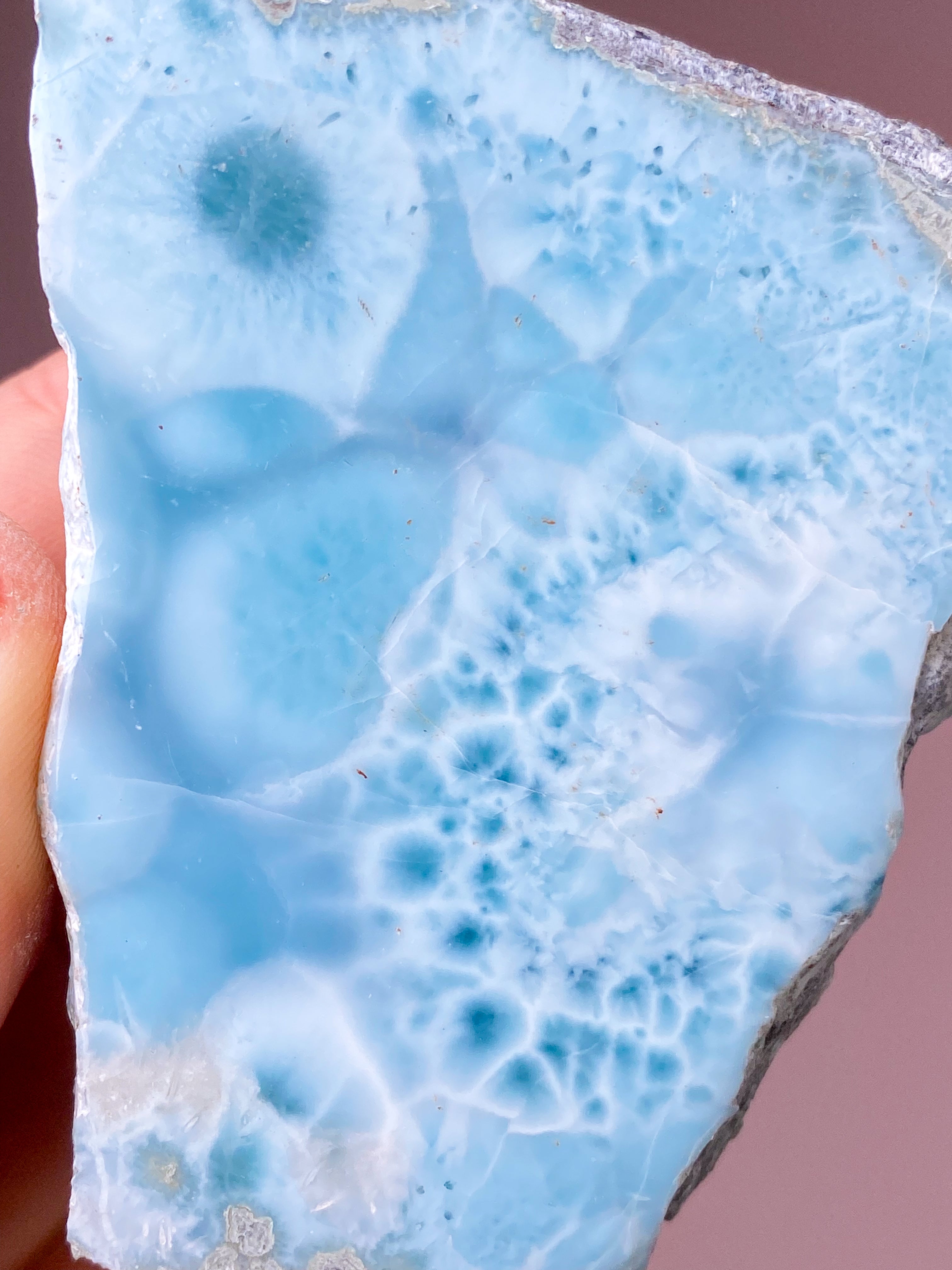 Larimar Semipoleret (Nr. 17)