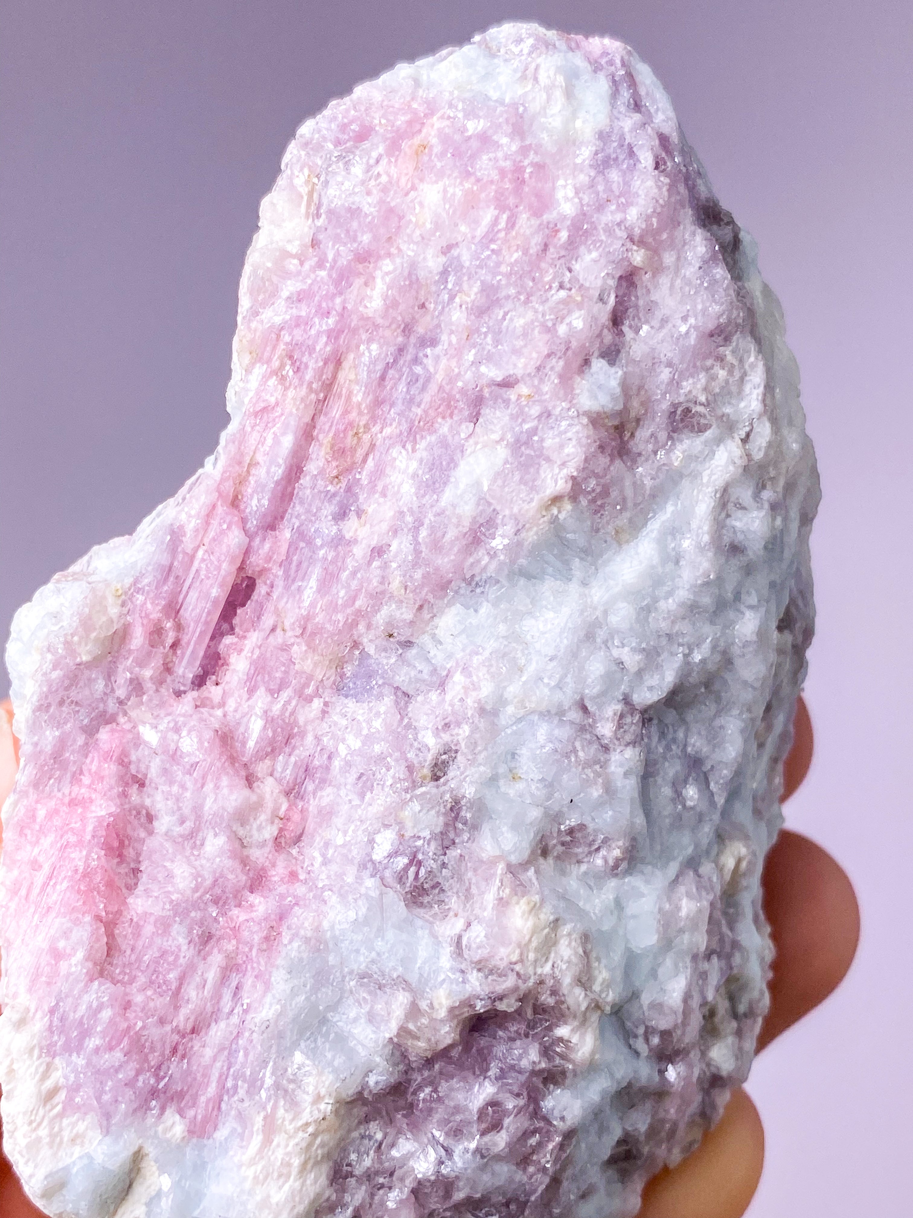 Pink Turmalin Klynge (Nr. 8)