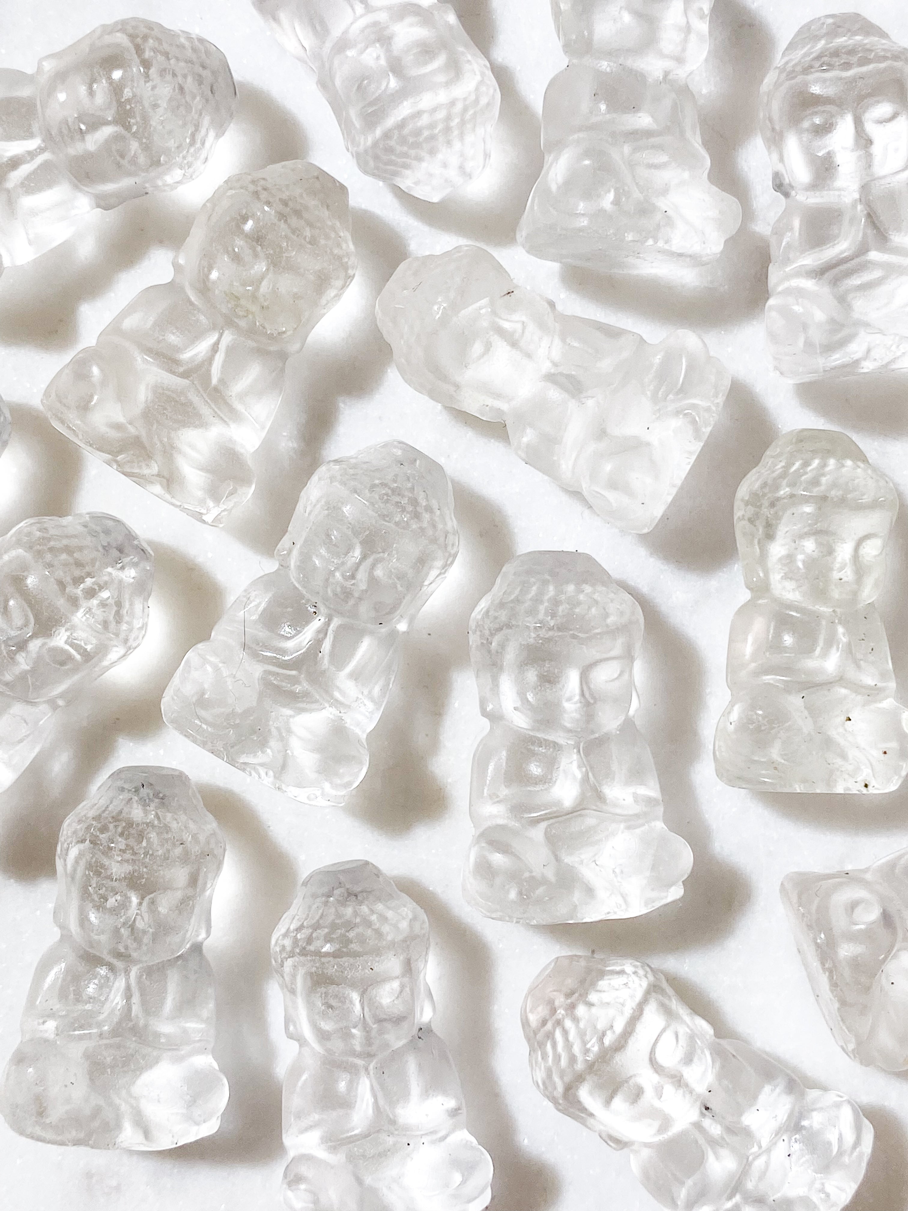 Bjergkrystal mini Lomme Buddha