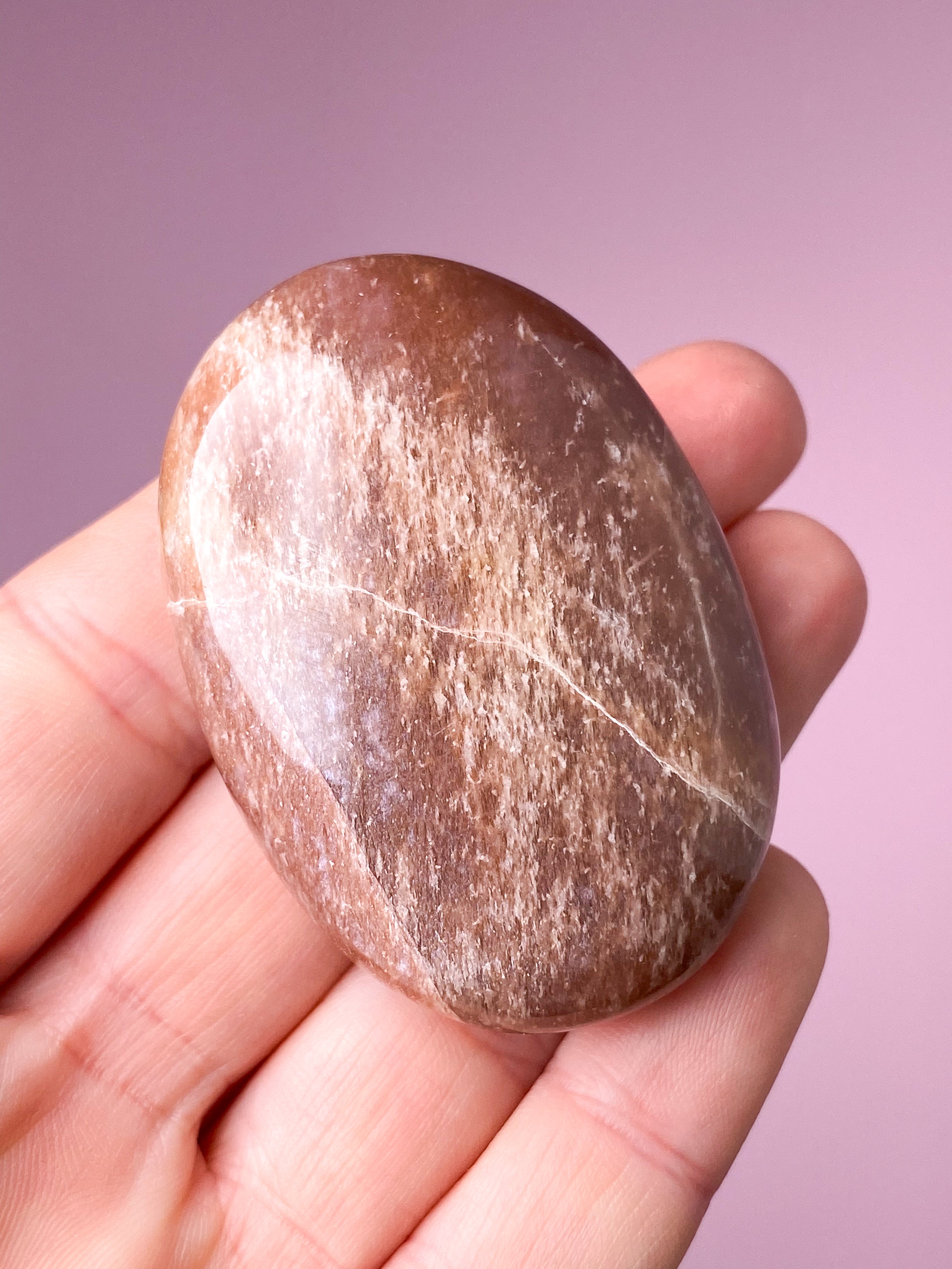 Rainbow Moonstone Palmstone