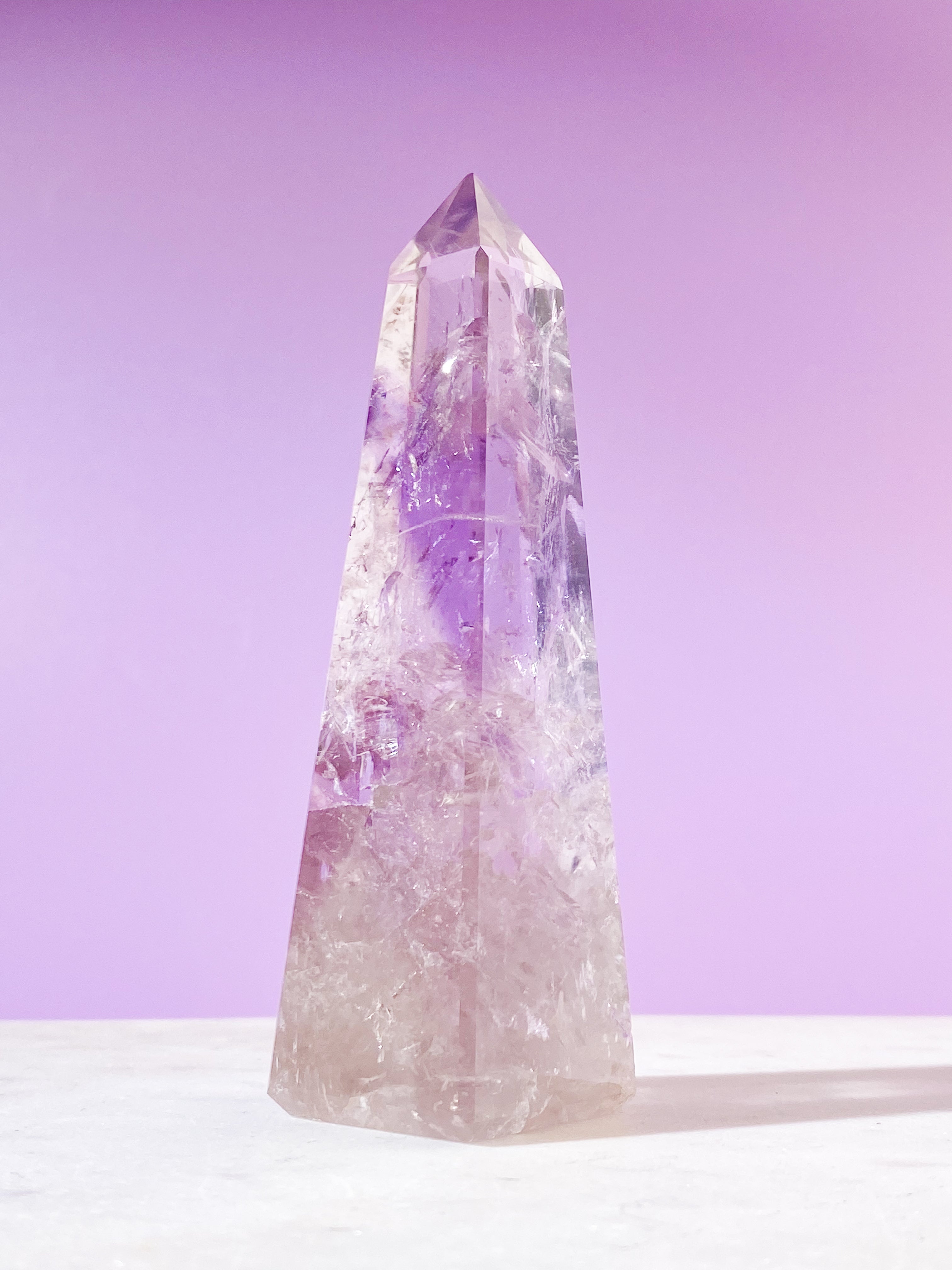 Smokey Phantom Ametist Obelisk (nr 13)
