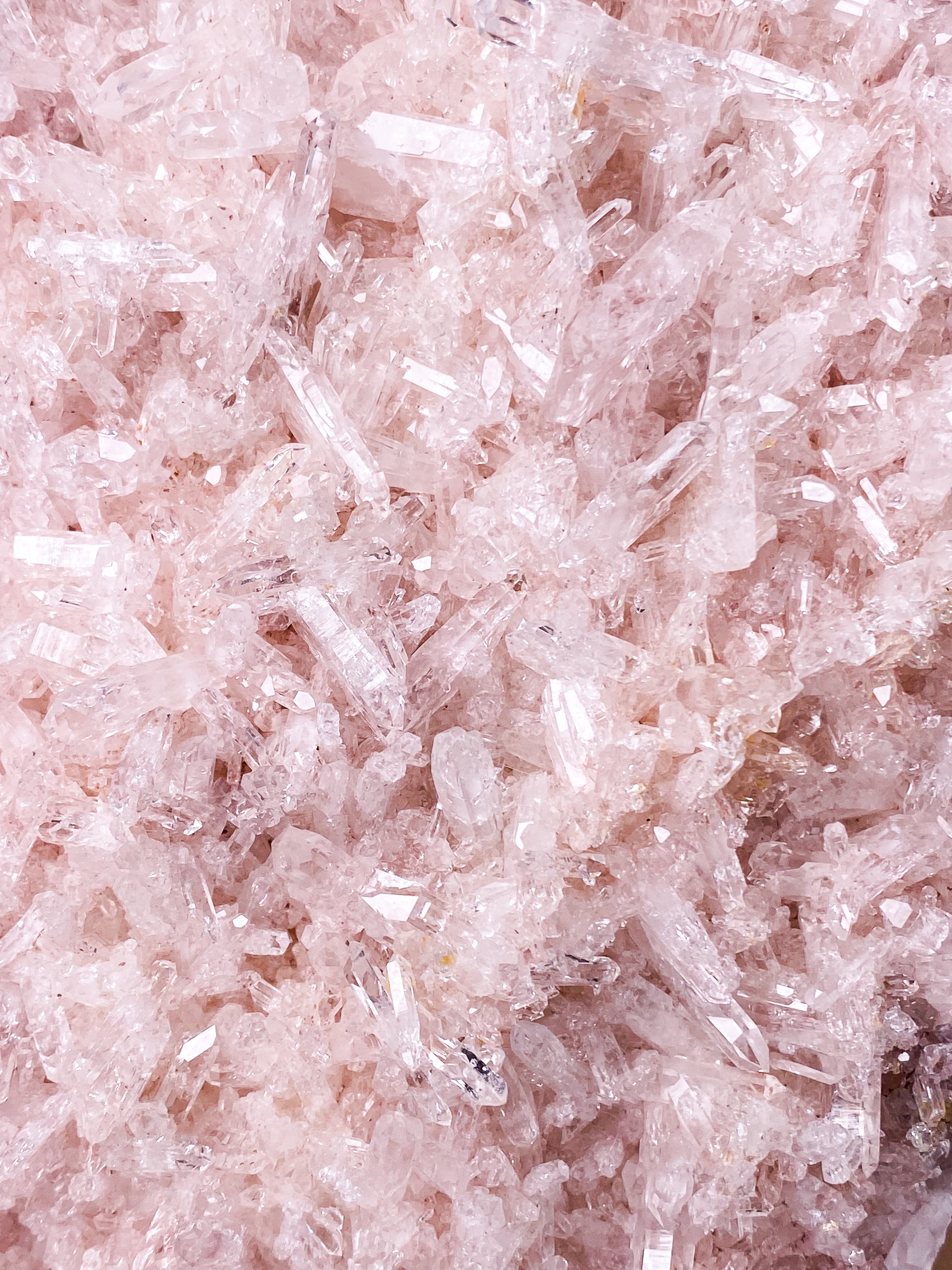 Pink Colombian Lemuria Quartz Cluster (No. 9) Exclusive Quality