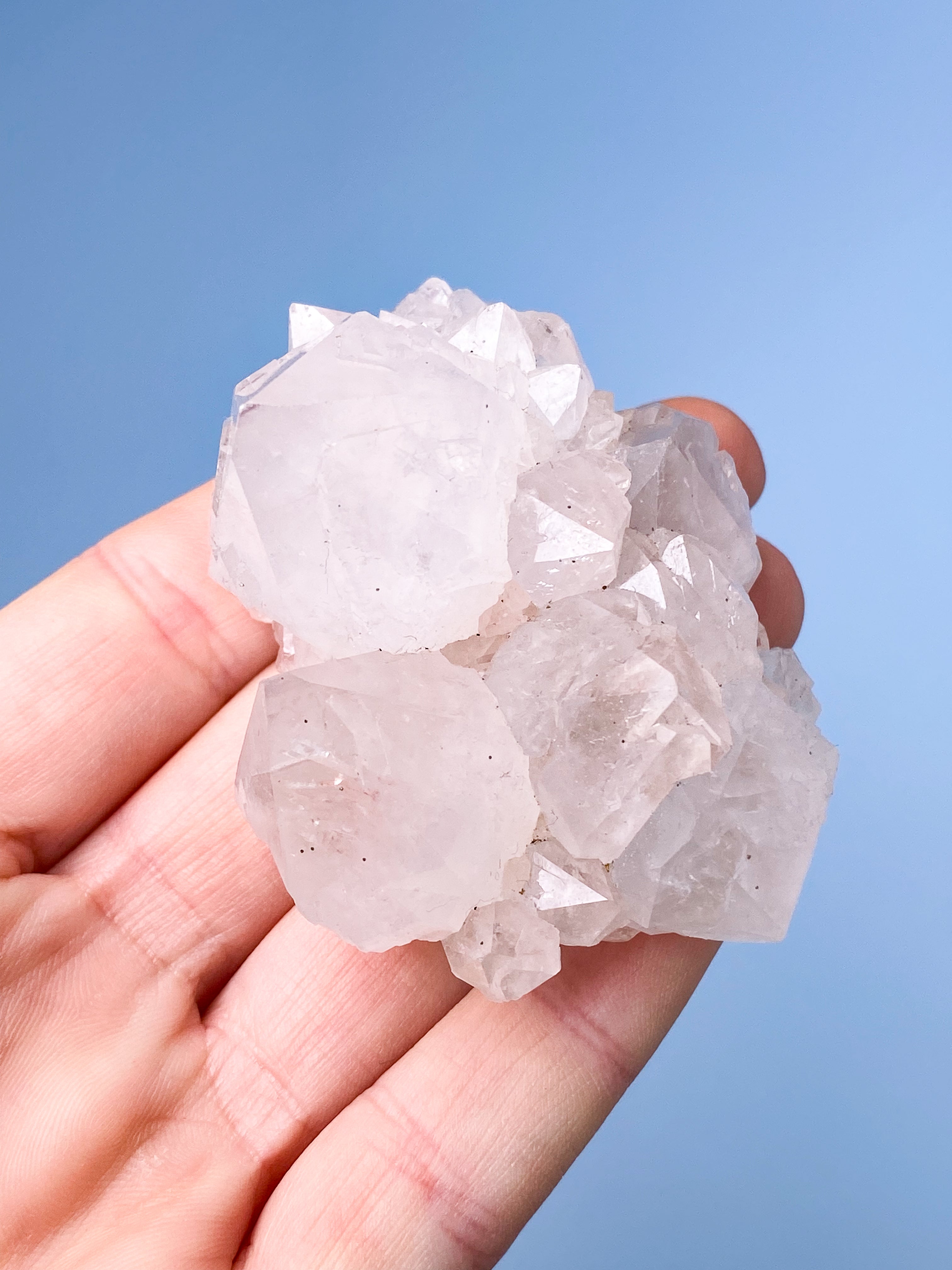 Vit spritkvartskluster (nr 1)