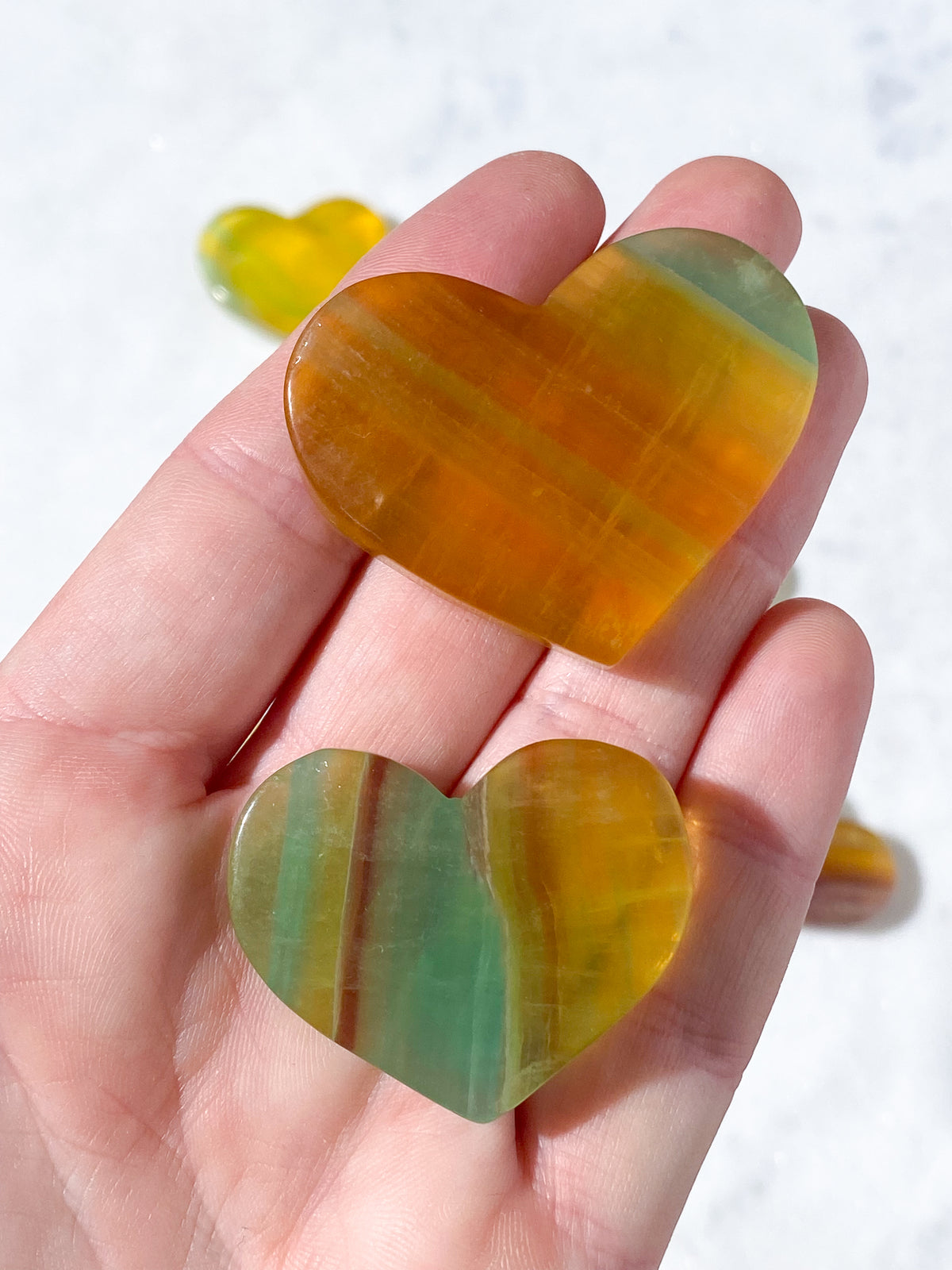 Mango Fluorit Hjerte