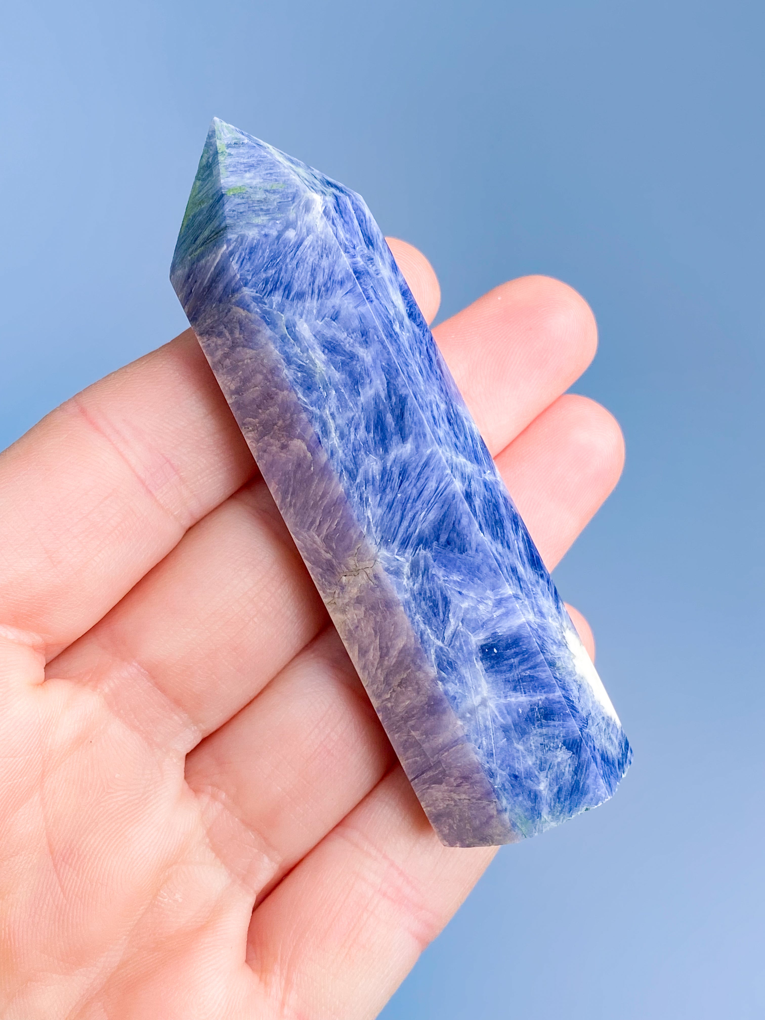 Blå Kyanit Tårn (Nr. 3)