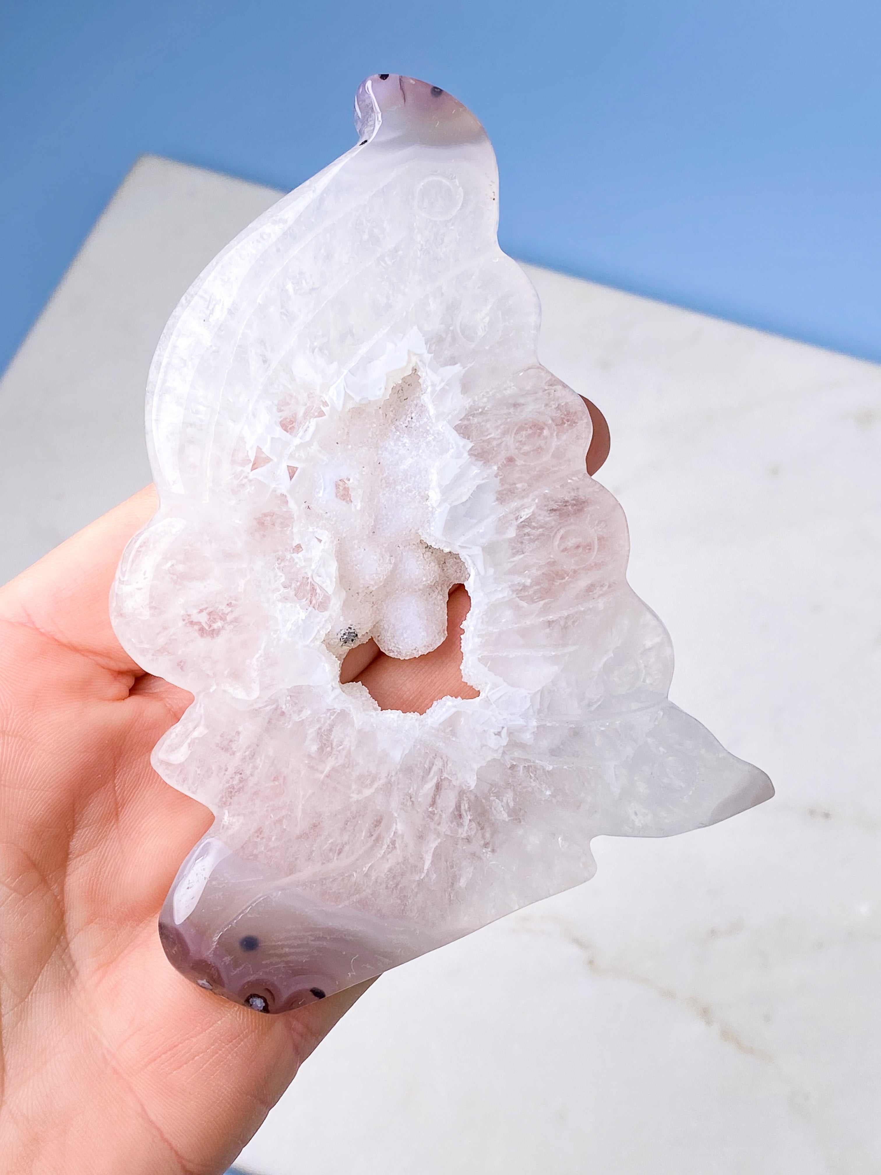 Druzy Agat Fe (Nr. 4)