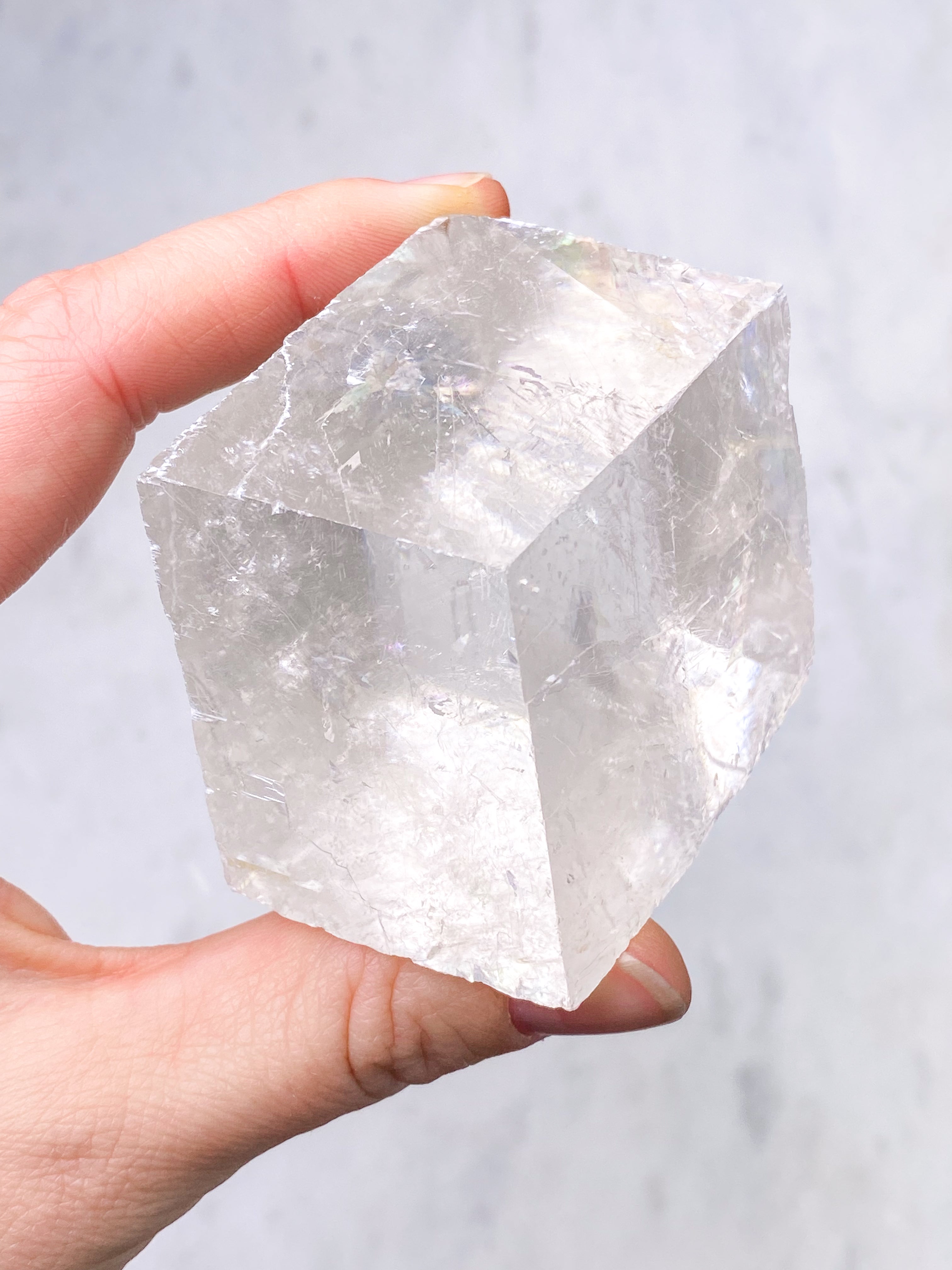 Island Spar Rå - Optisk Calcit (Nr. 4)