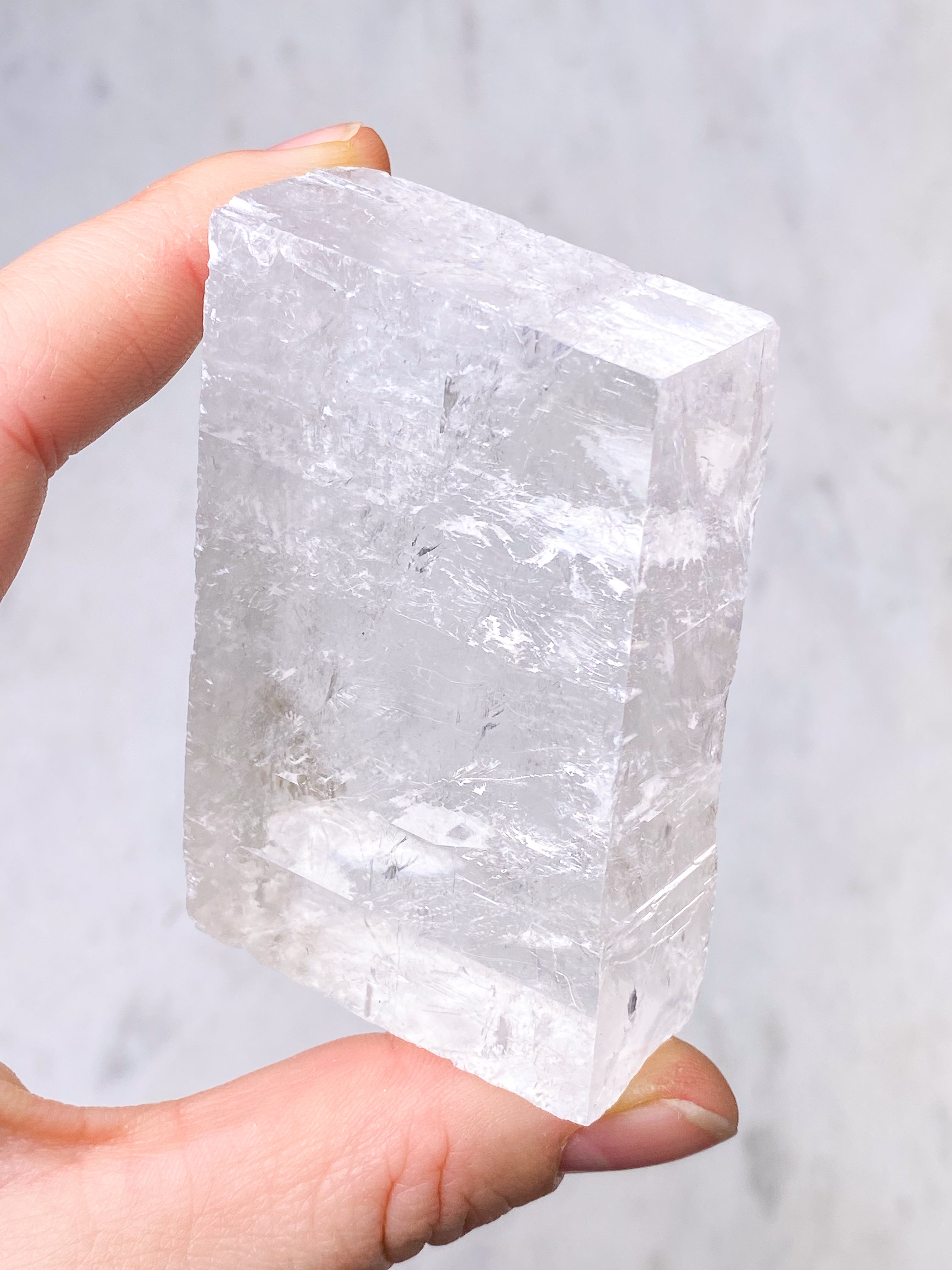 Island Spar Rå - Optisk Calcit (Nr. 10)