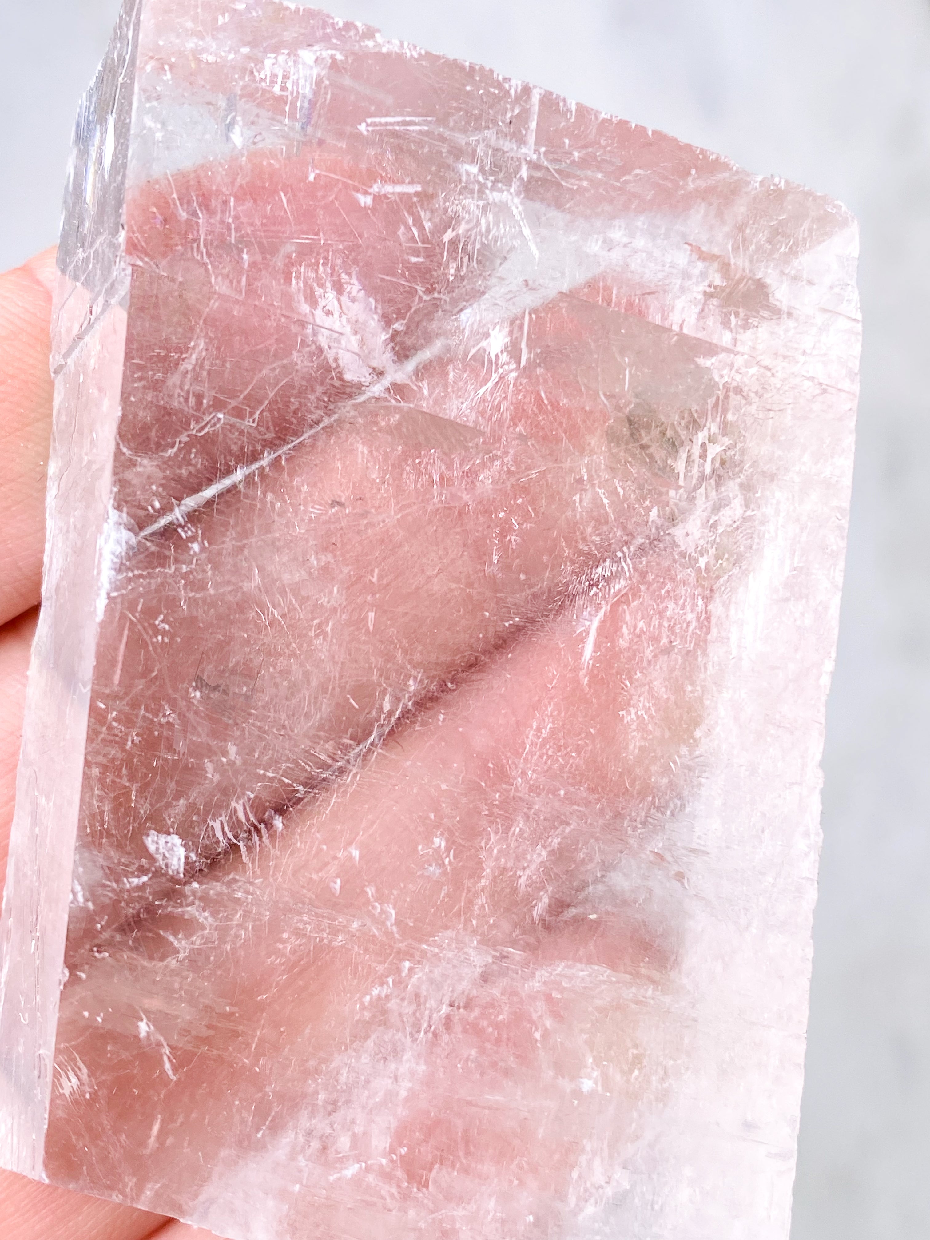 Island Spar Rå - Optisk Calcit (Nr. 10)