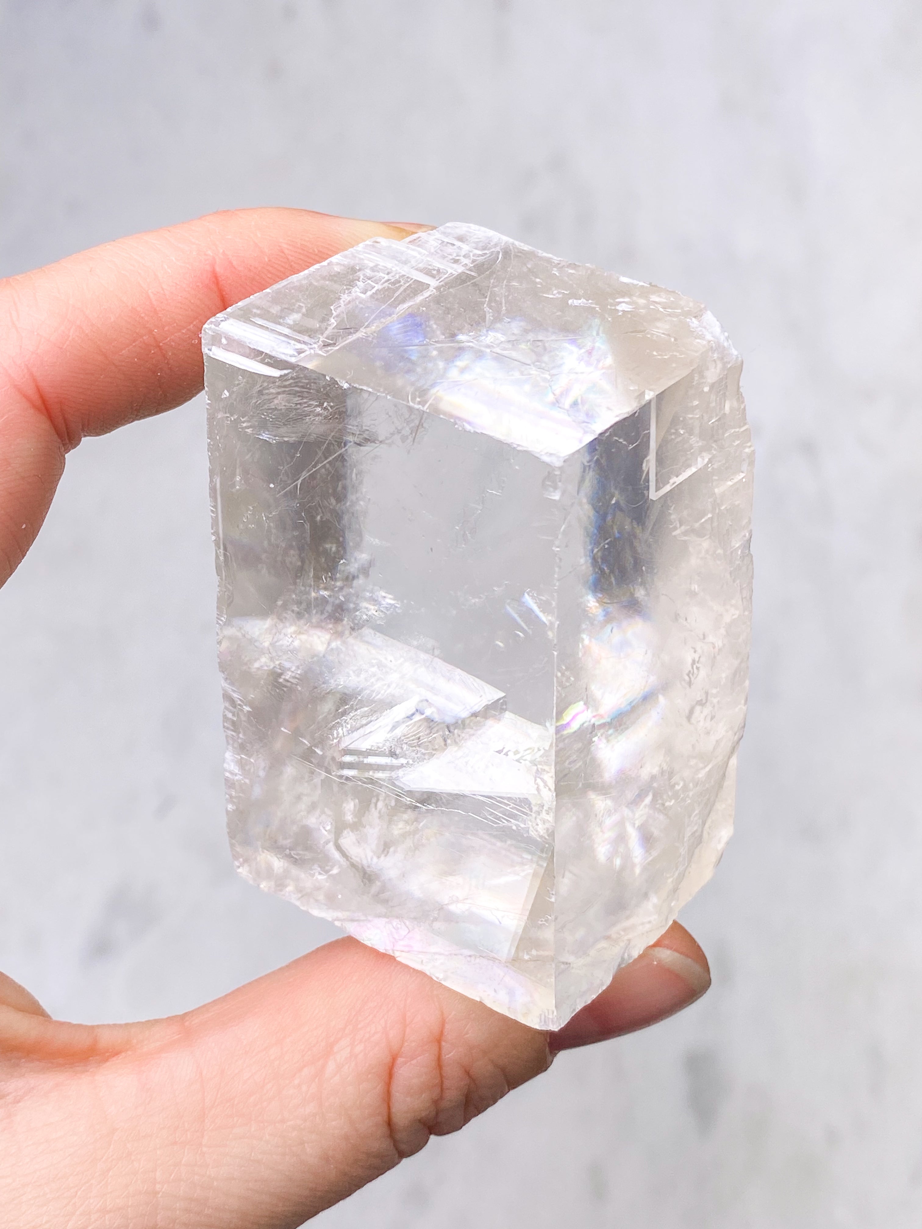 Island Spar Rå - Optisk Calcit (Nr. 13)