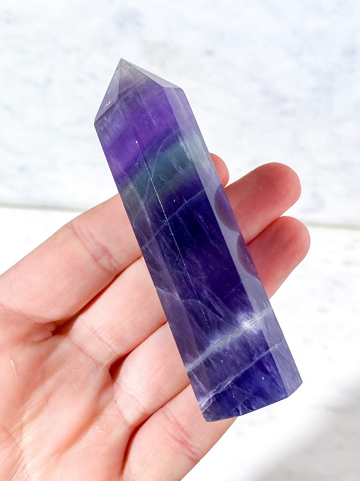 Indigo Fluorit Tårn (Nr. 2)