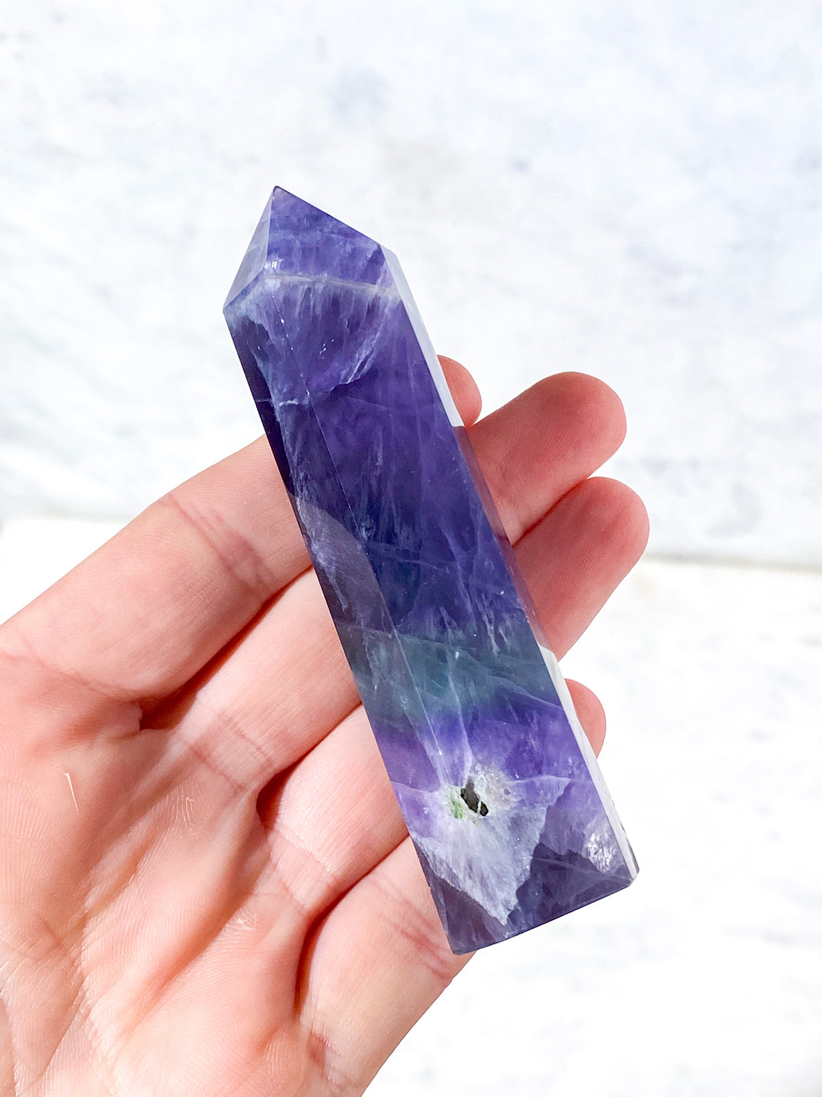 Indigo Fluorit Tårn (Nr. 5)