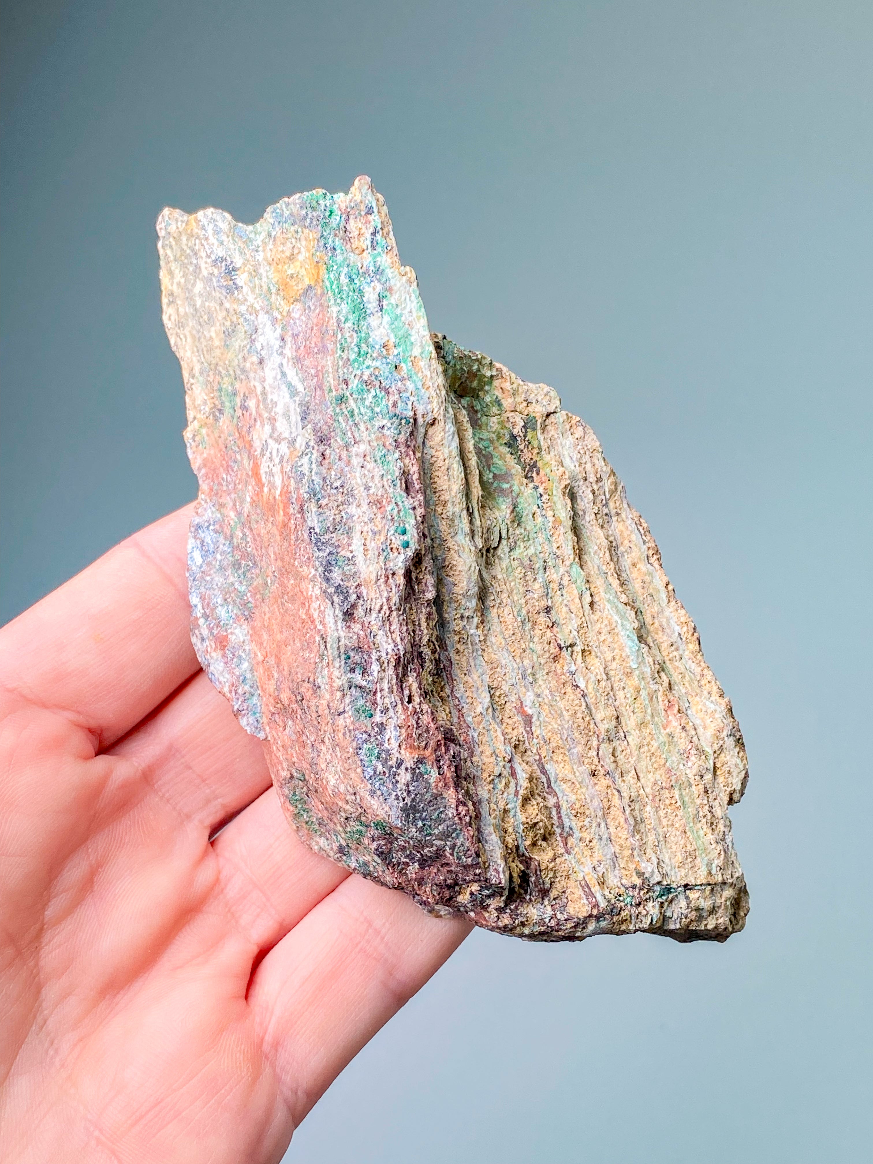 Druzy Chrysocolla Klynge (Nr. 5)