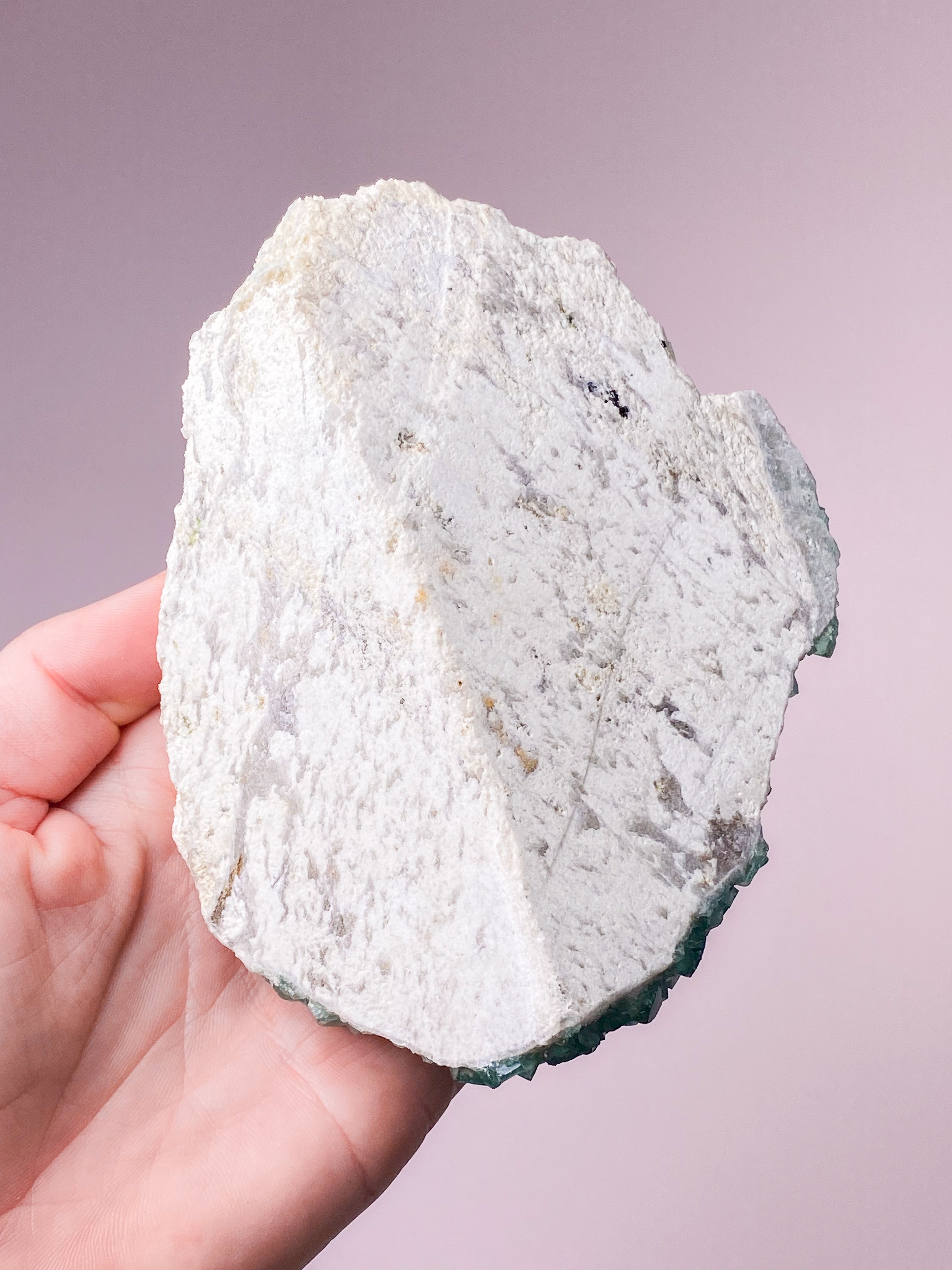 Grøn Kubisk Fluorit Klynge (Nr. 24) Eksklusiv Kvalitet