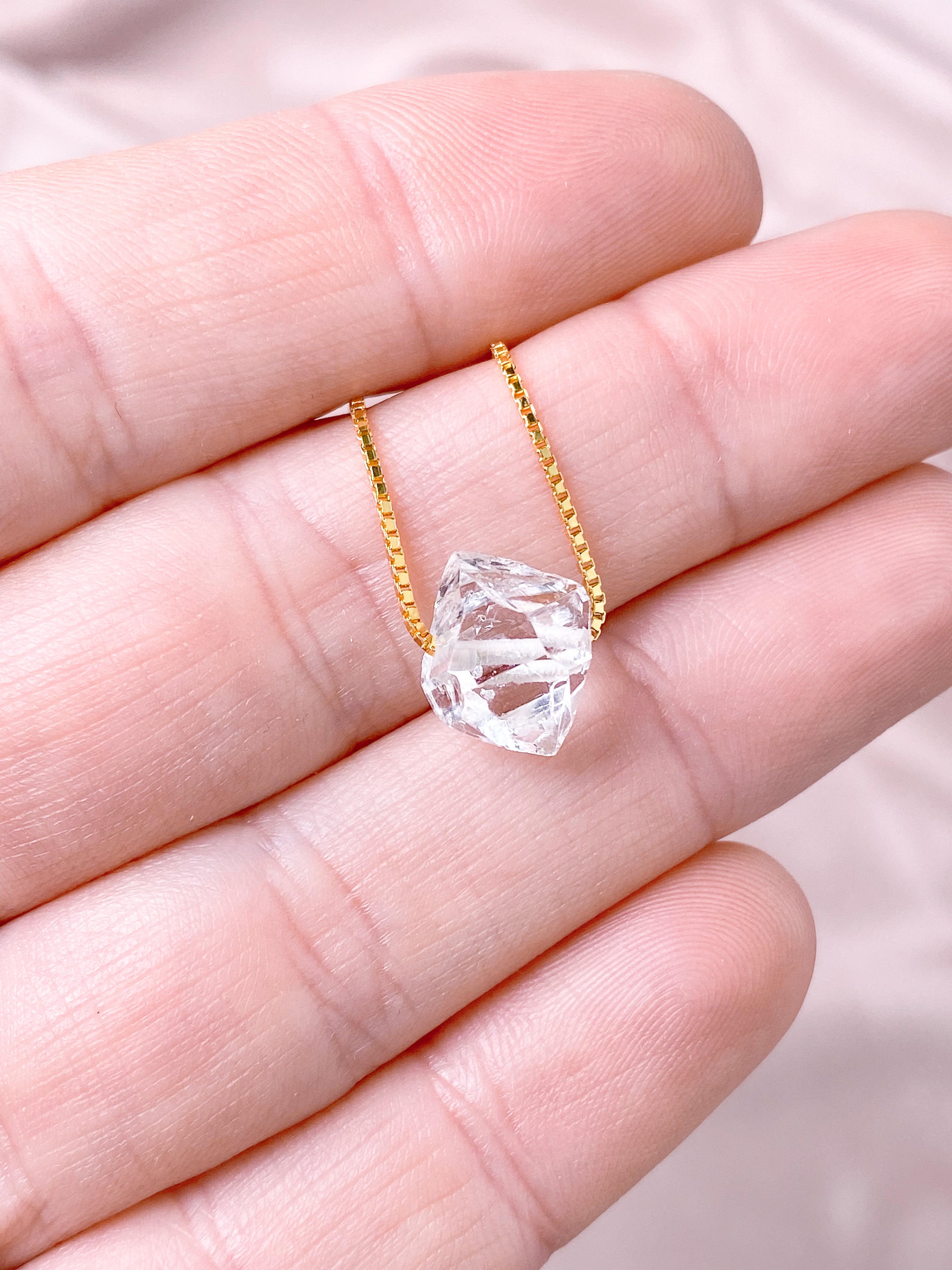 Herkimer diamanthalsband (nr 1) exklusiv kvalitet