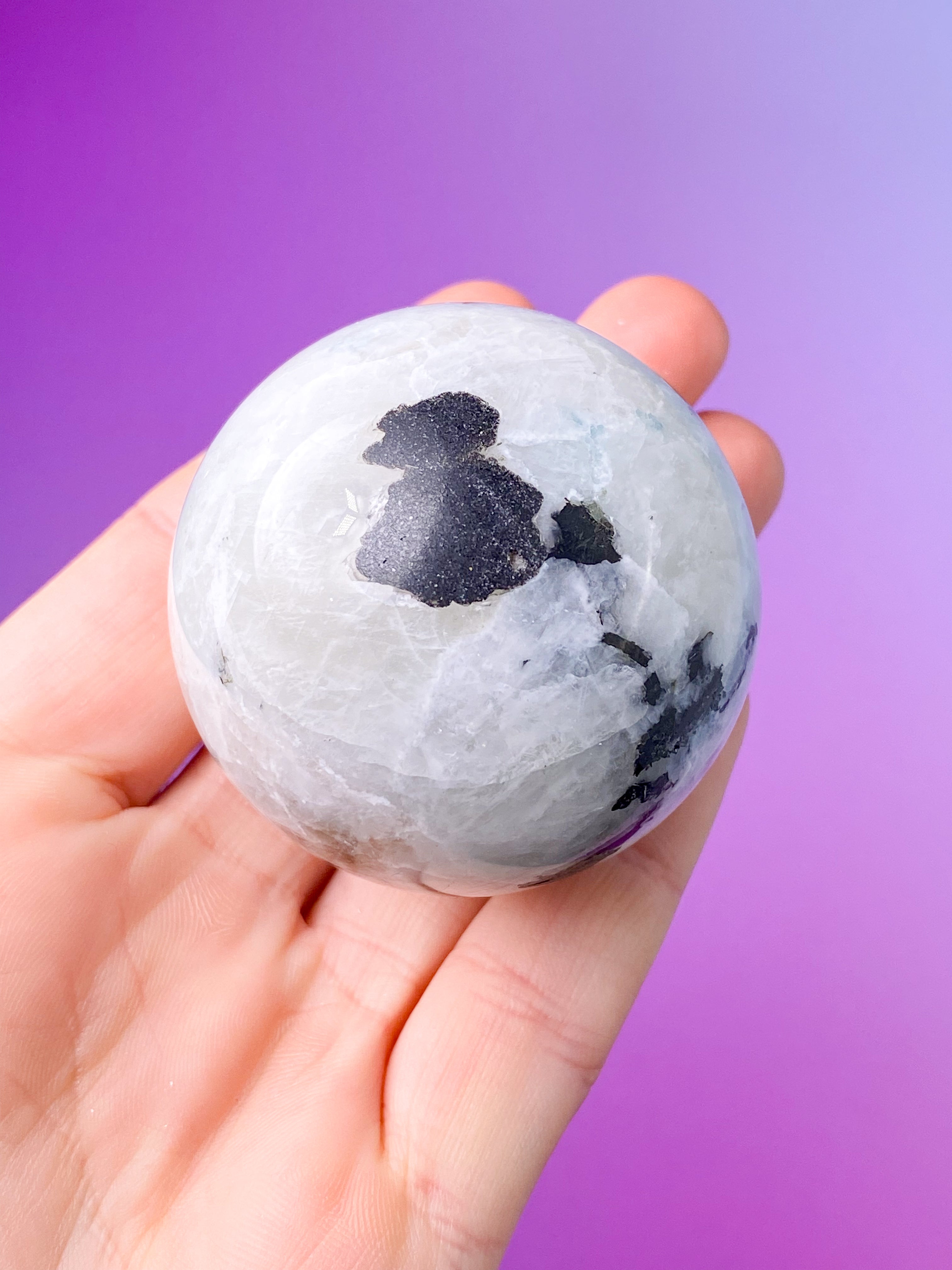 Rainbow Moonstone Palmstone