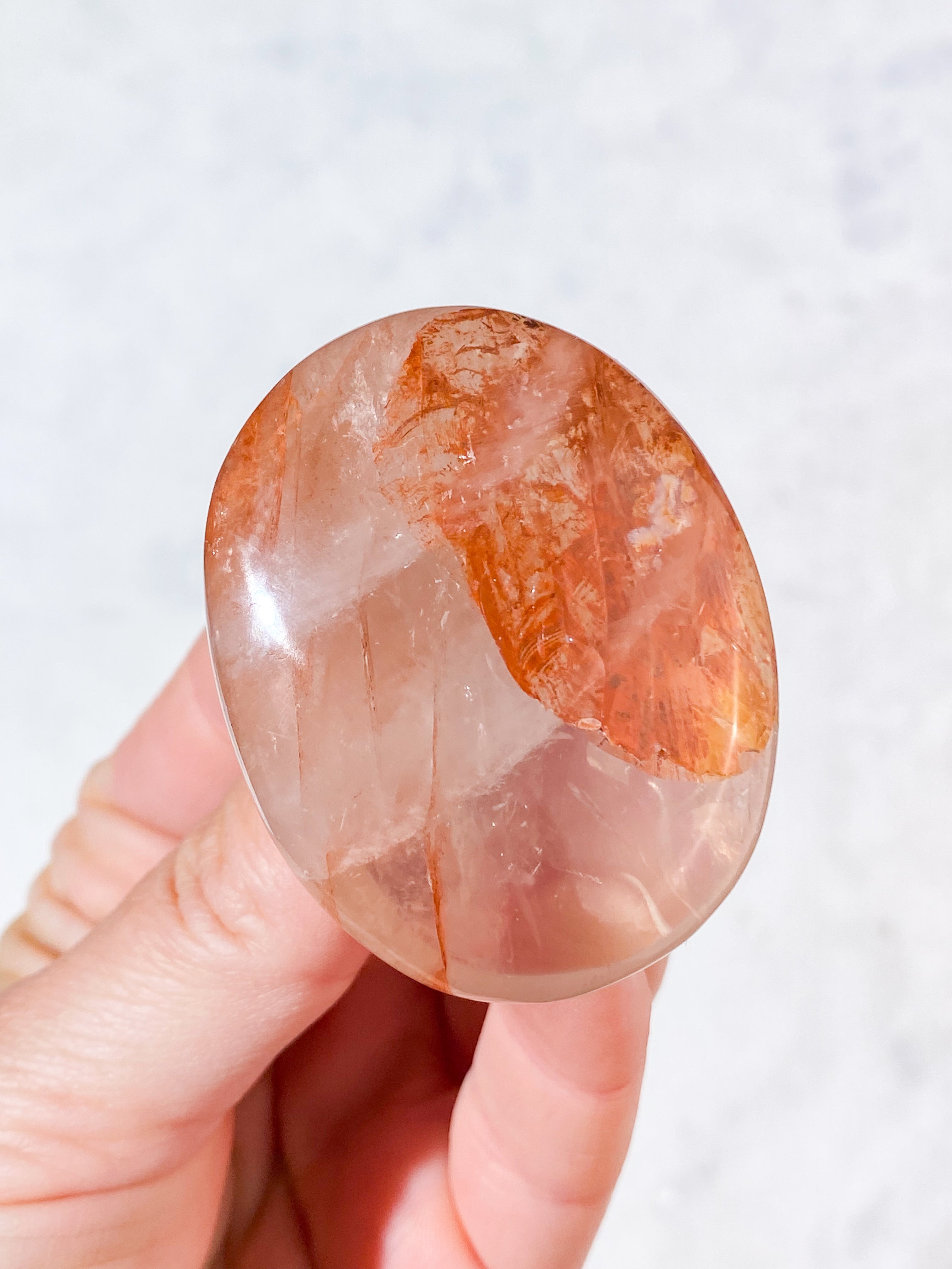 Hæmatit Kvarts Palmstone (Nr. 1)